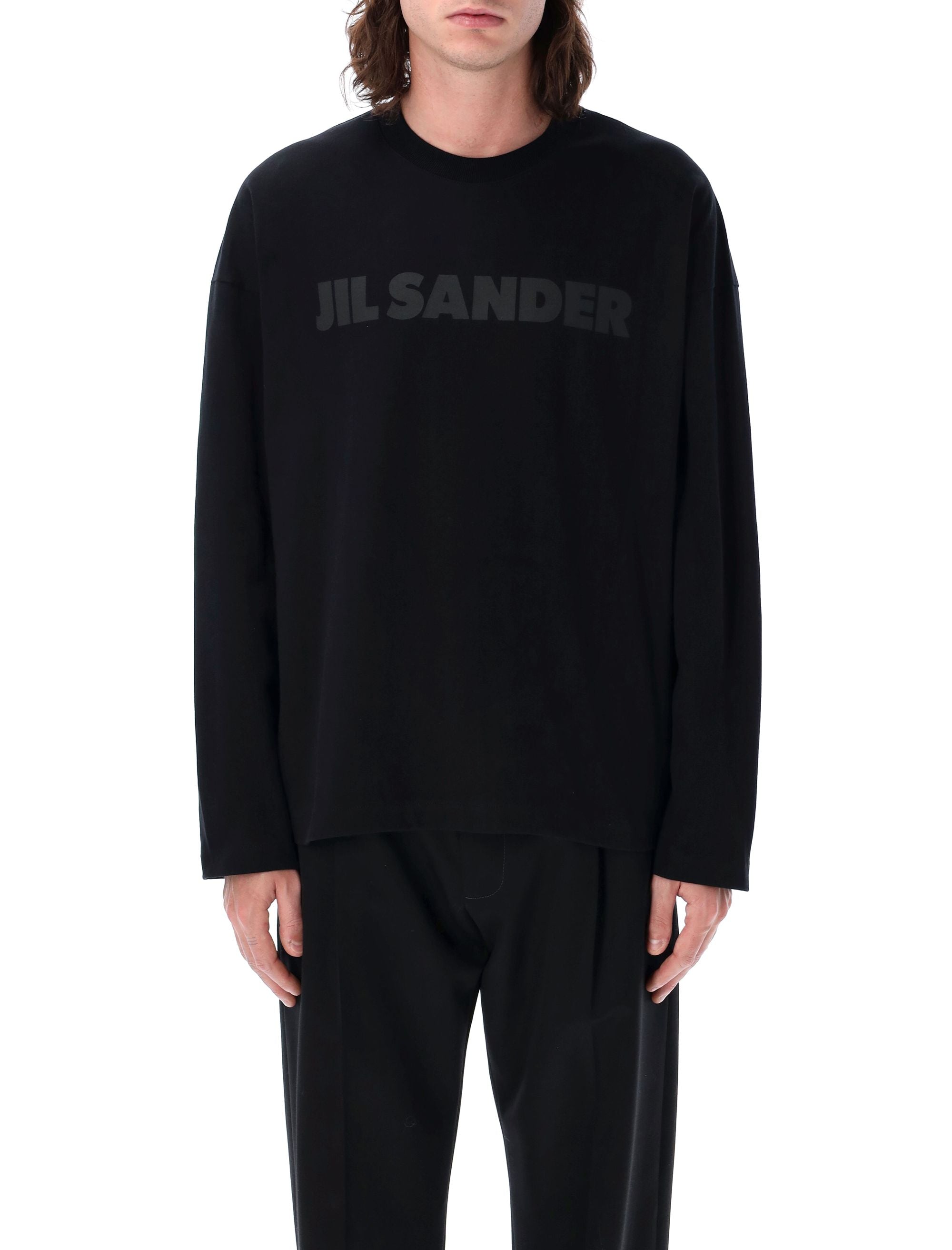 JIL SANDER Long Sleeve Cotton T-Shirt for Men