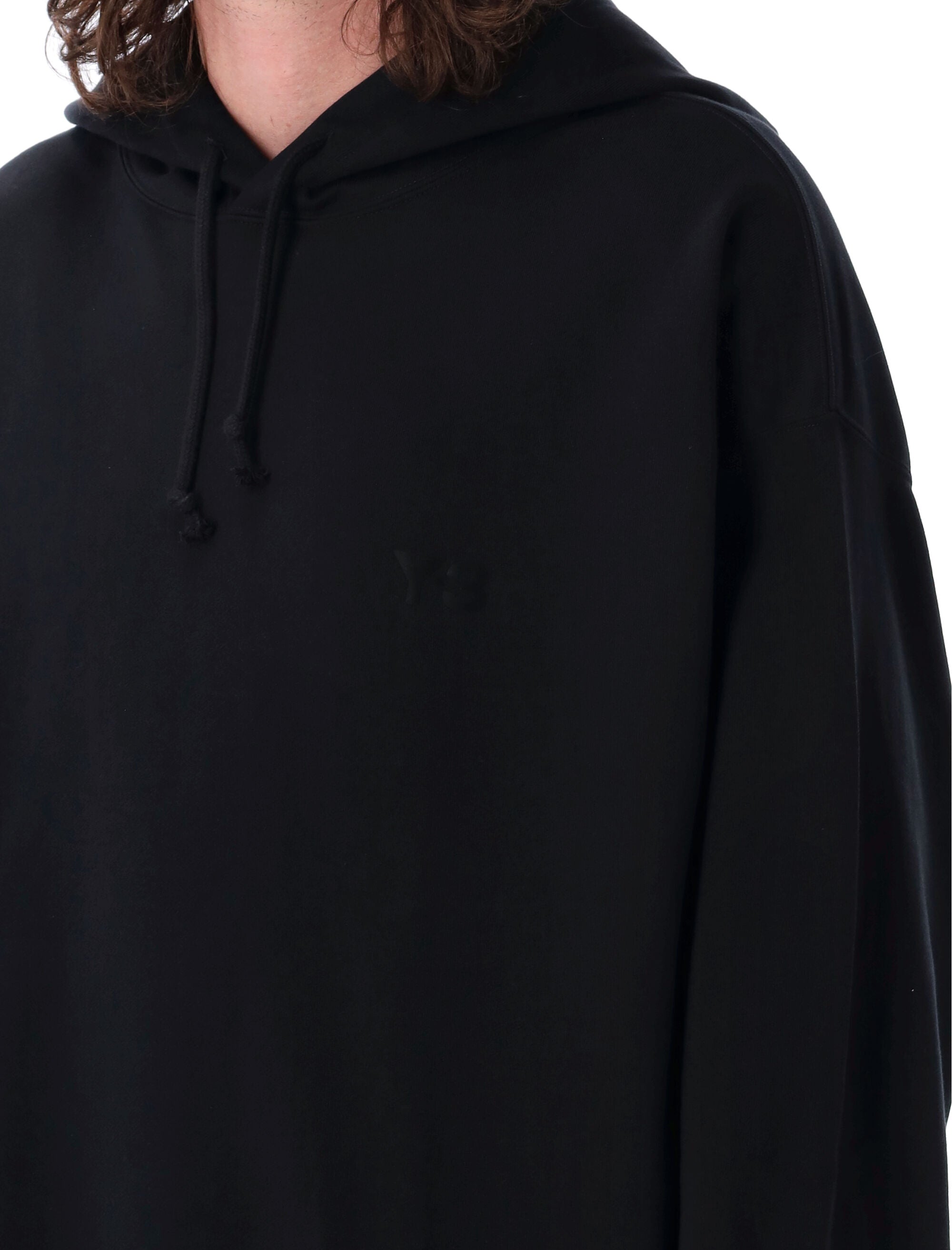 Y-3 Men's Relaxed Fit French Terry Hoodie - Size L