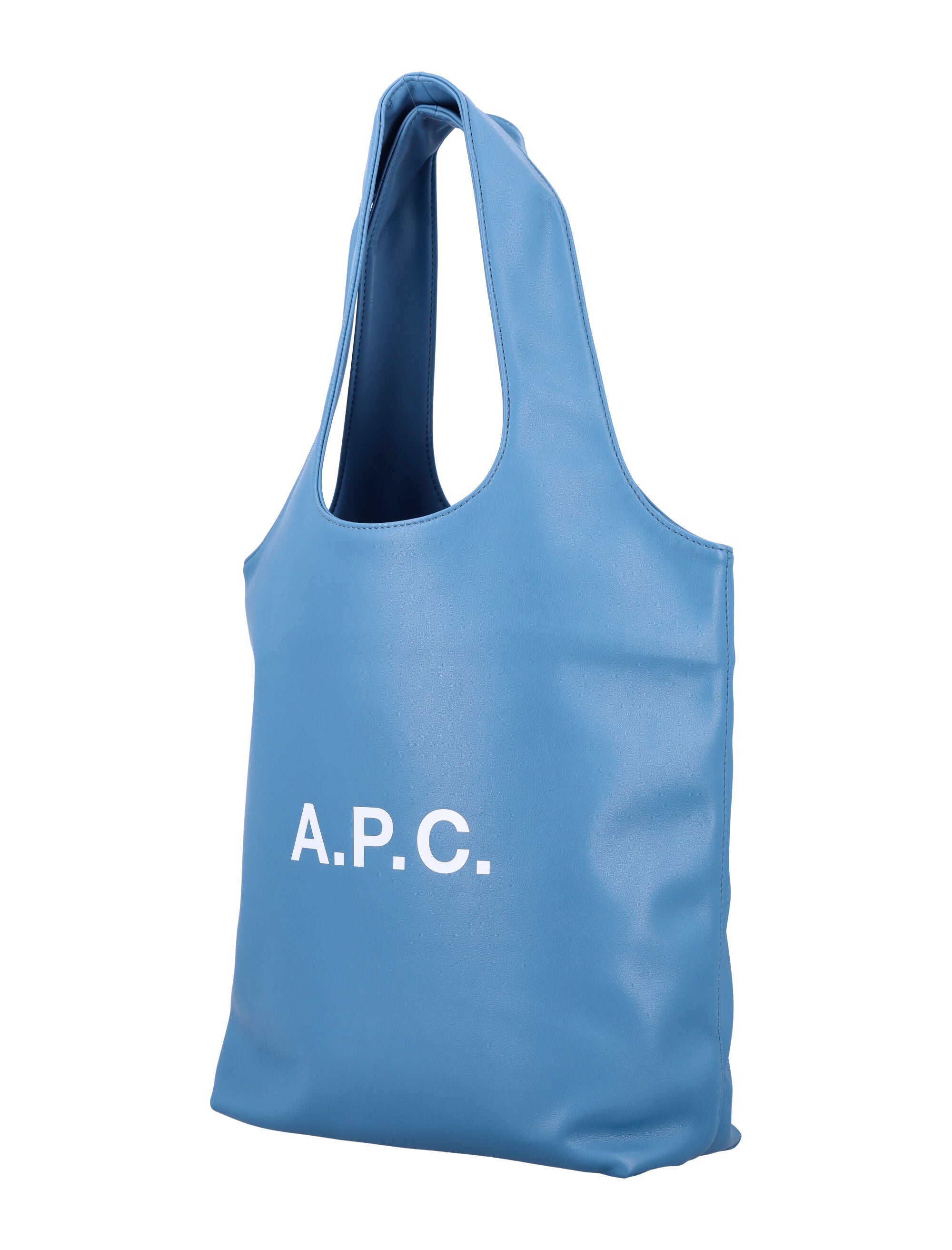 A.P.C. Mini Recycled Leather-Look Tote Handbag