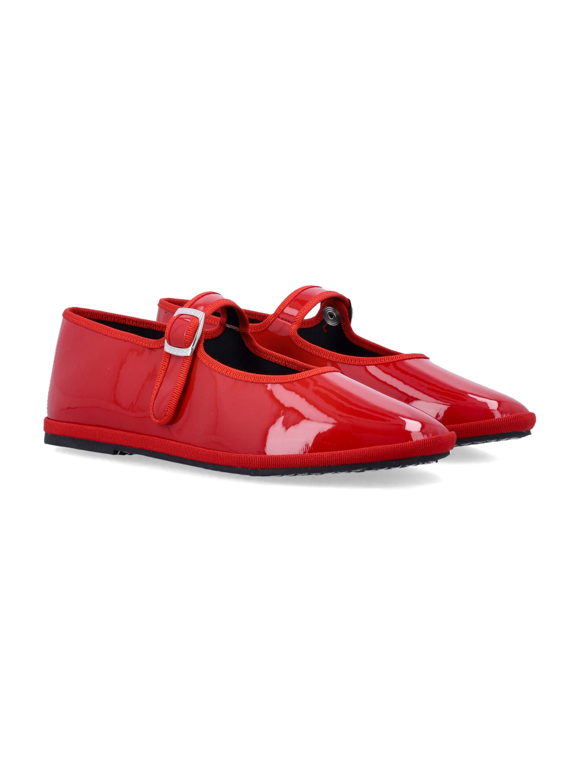 DROGHERIA CRIVELLINI Soft Mary Jane Patent Ballet Flats