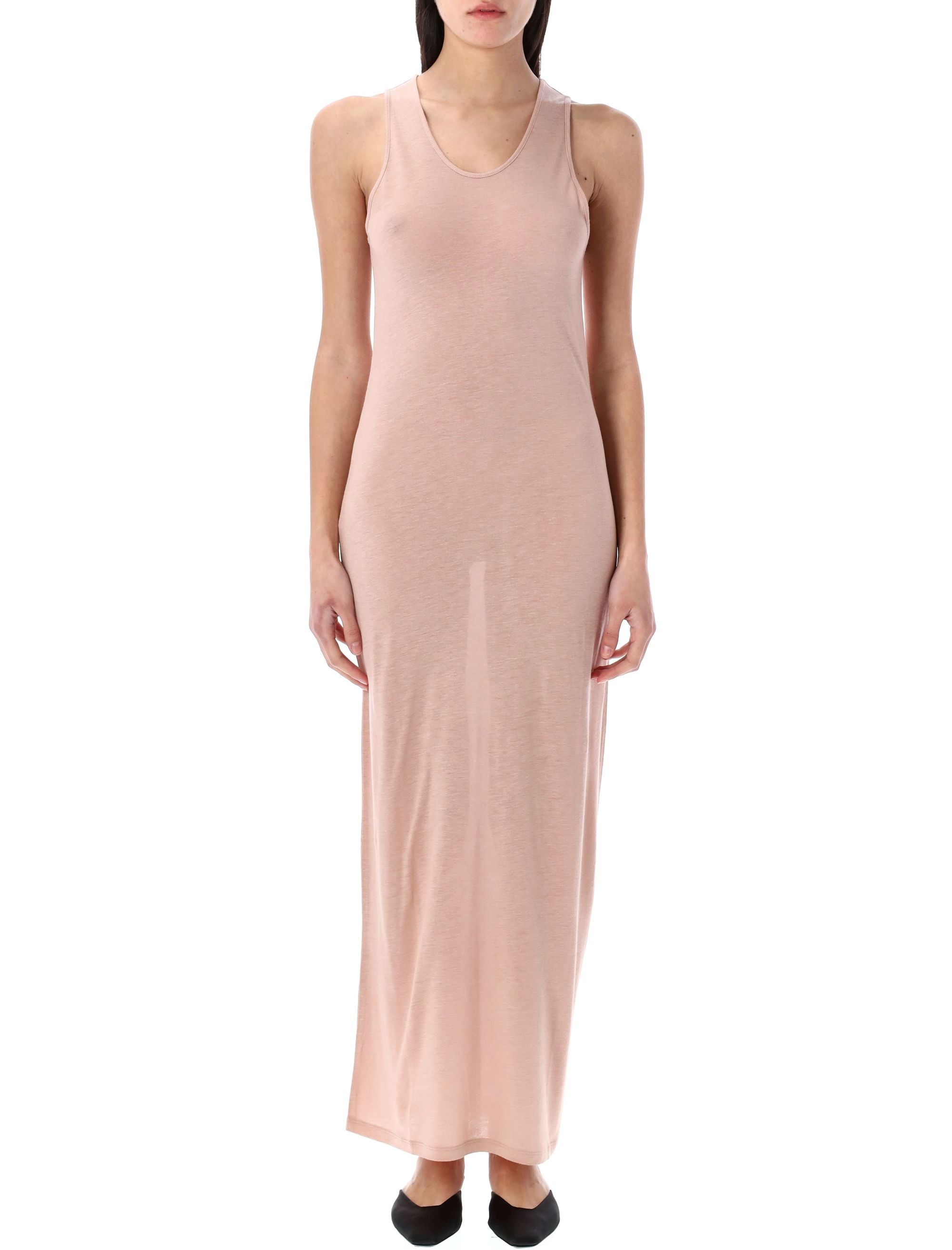 LOULOU Myron Long Dress - Women's Slim Fit Sleeveless Scoop Neck Design