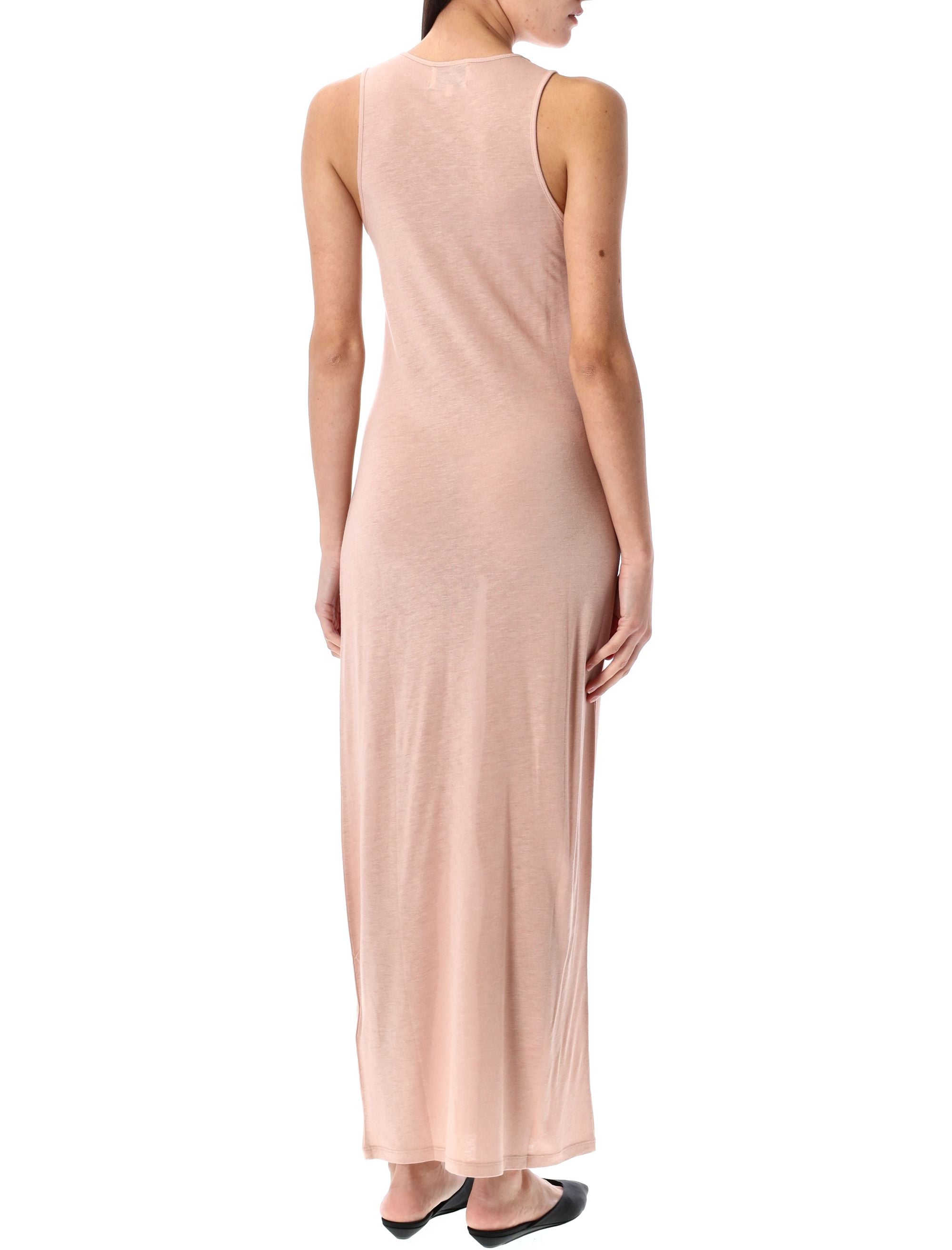 LOULOU Myron Long Dress - Women's Slim Fit Sleeveless Scoop Neck Design