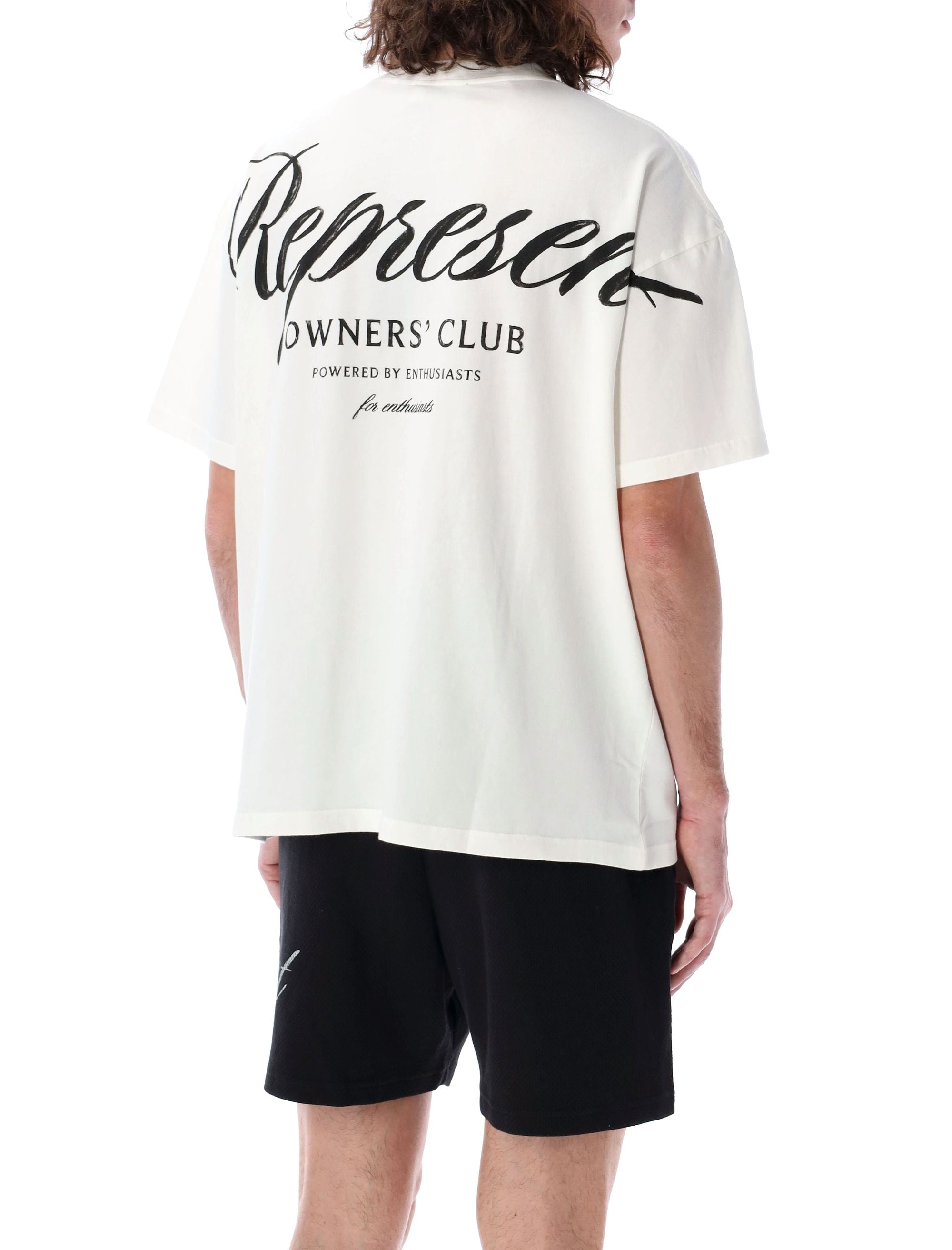 REPRESENT Owners Club Script T-Shirt - Oversized Fit