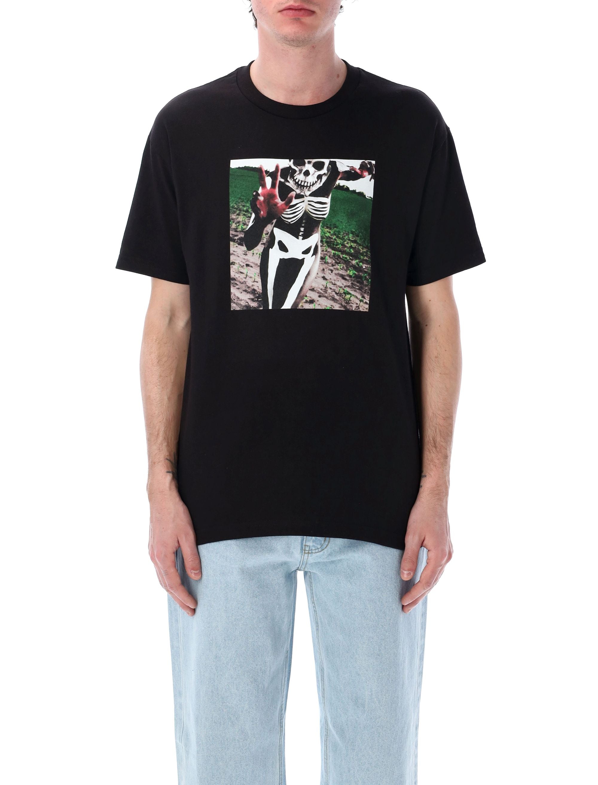 PLEASURES Skeleton Graphic T-Shirt