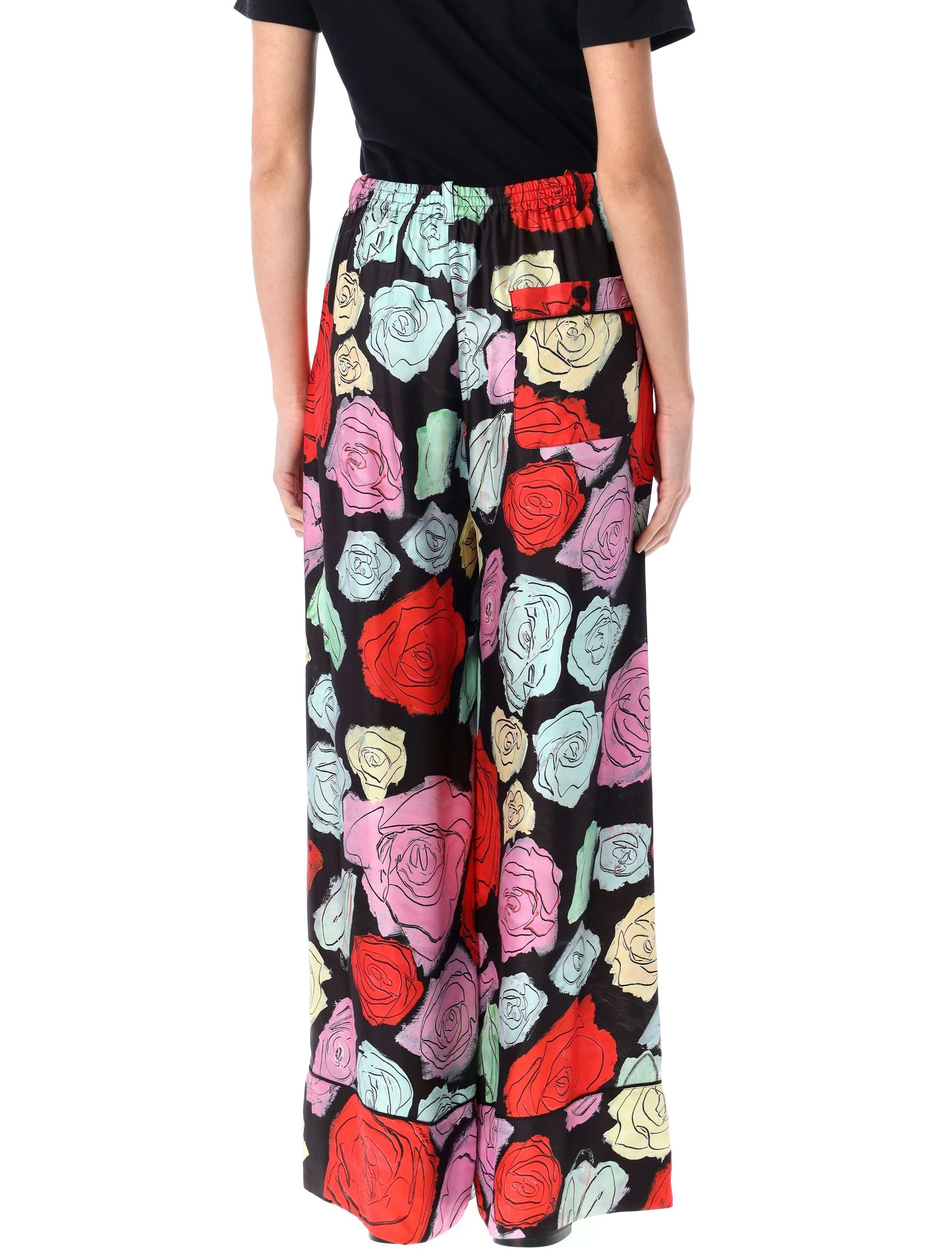 MARNI Orion Print Palazzo Trousers - Size 42