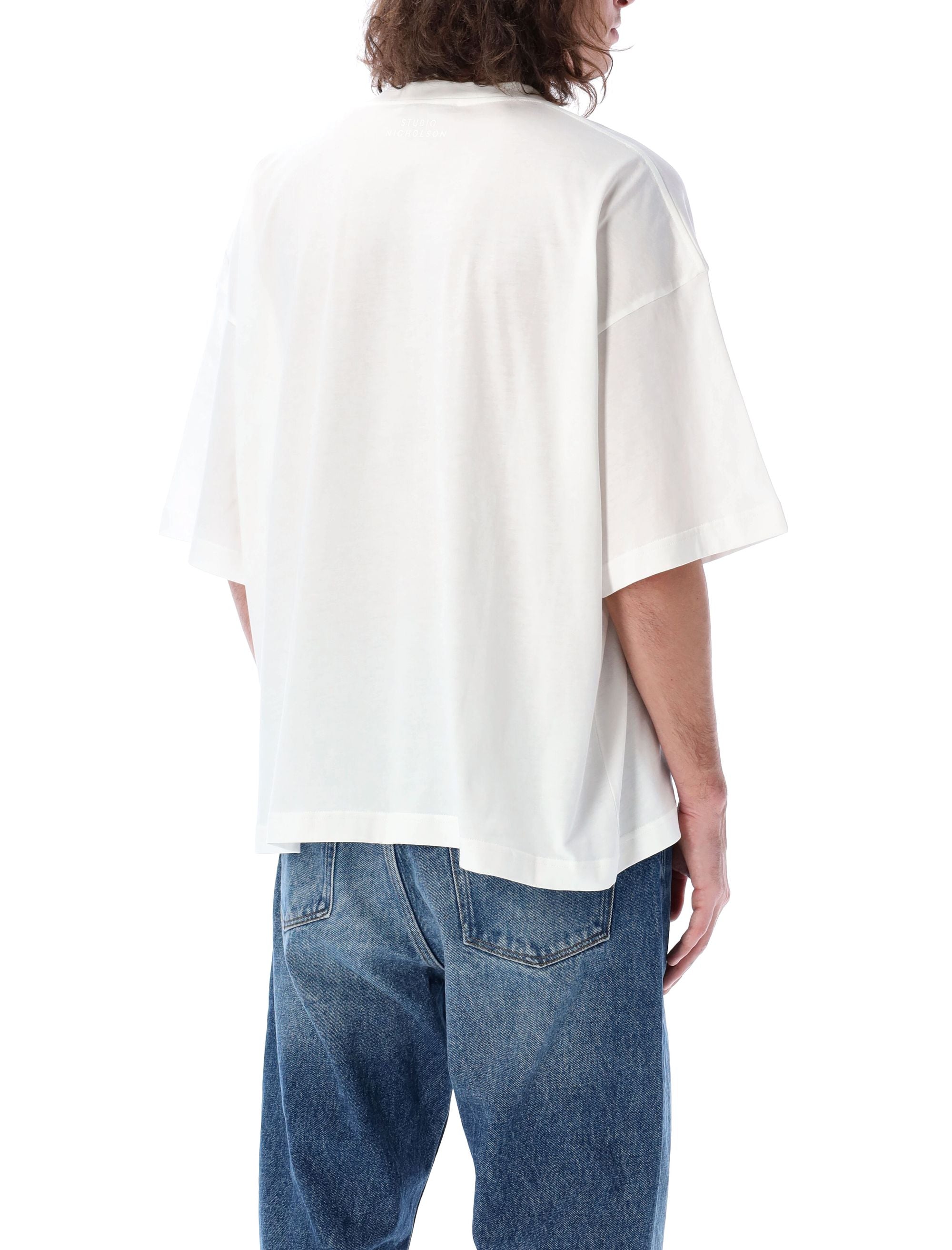 STUDIO NICHOLSON Oversized Crew Neck T-Shirt - Size L