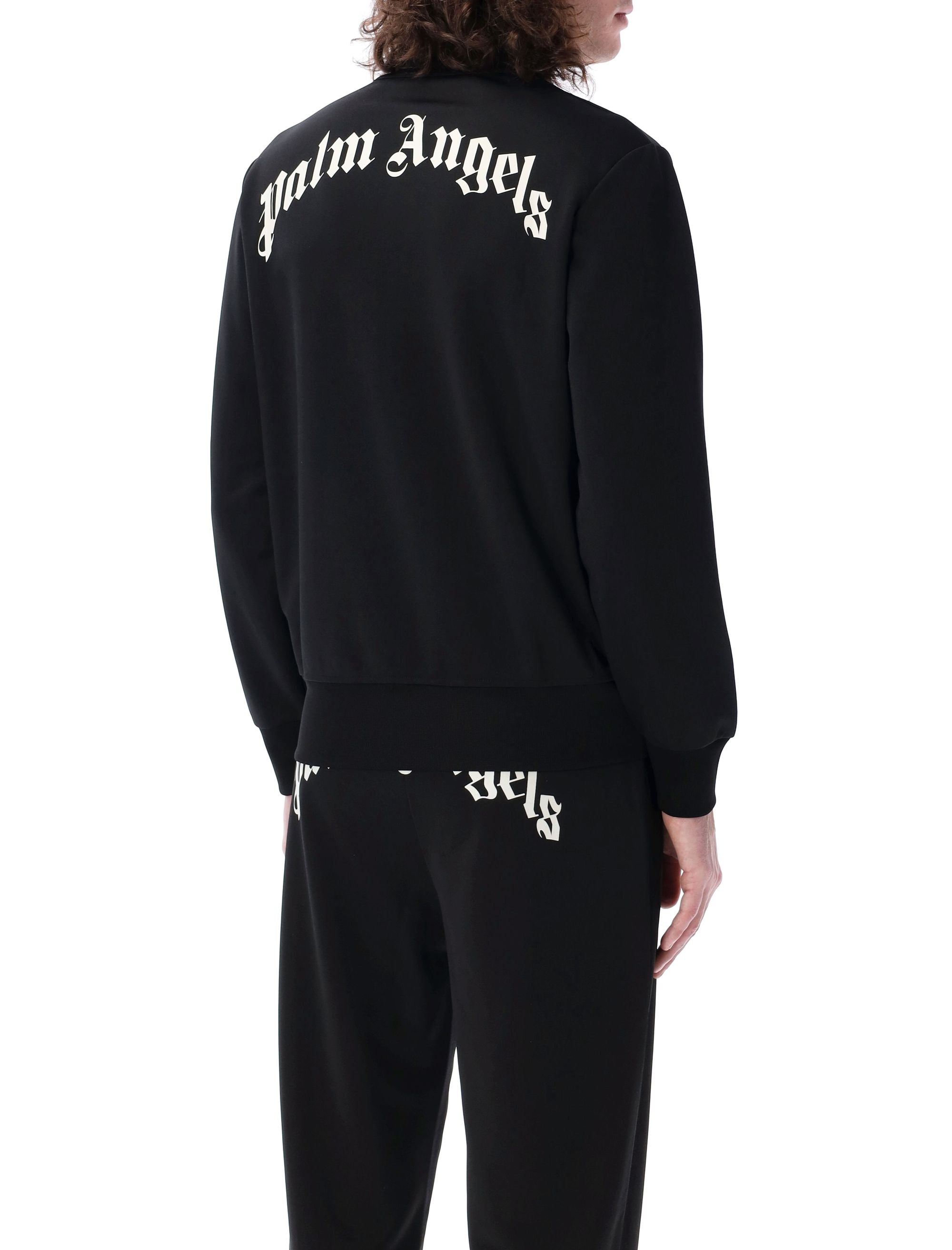 PALM ANGELS Techno Fabric Sweatshirt with Zip Pockets - SS25