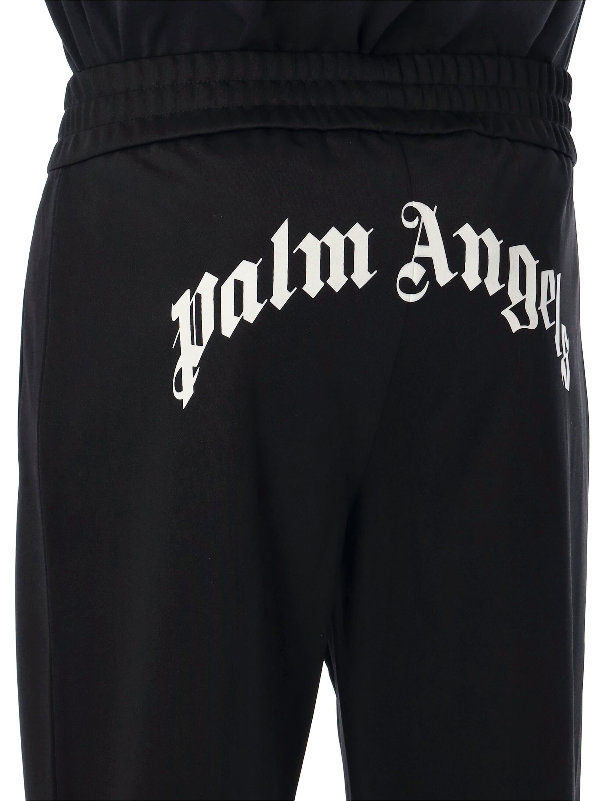 PALM ANGELS Curved Logo Track Pants - Size L