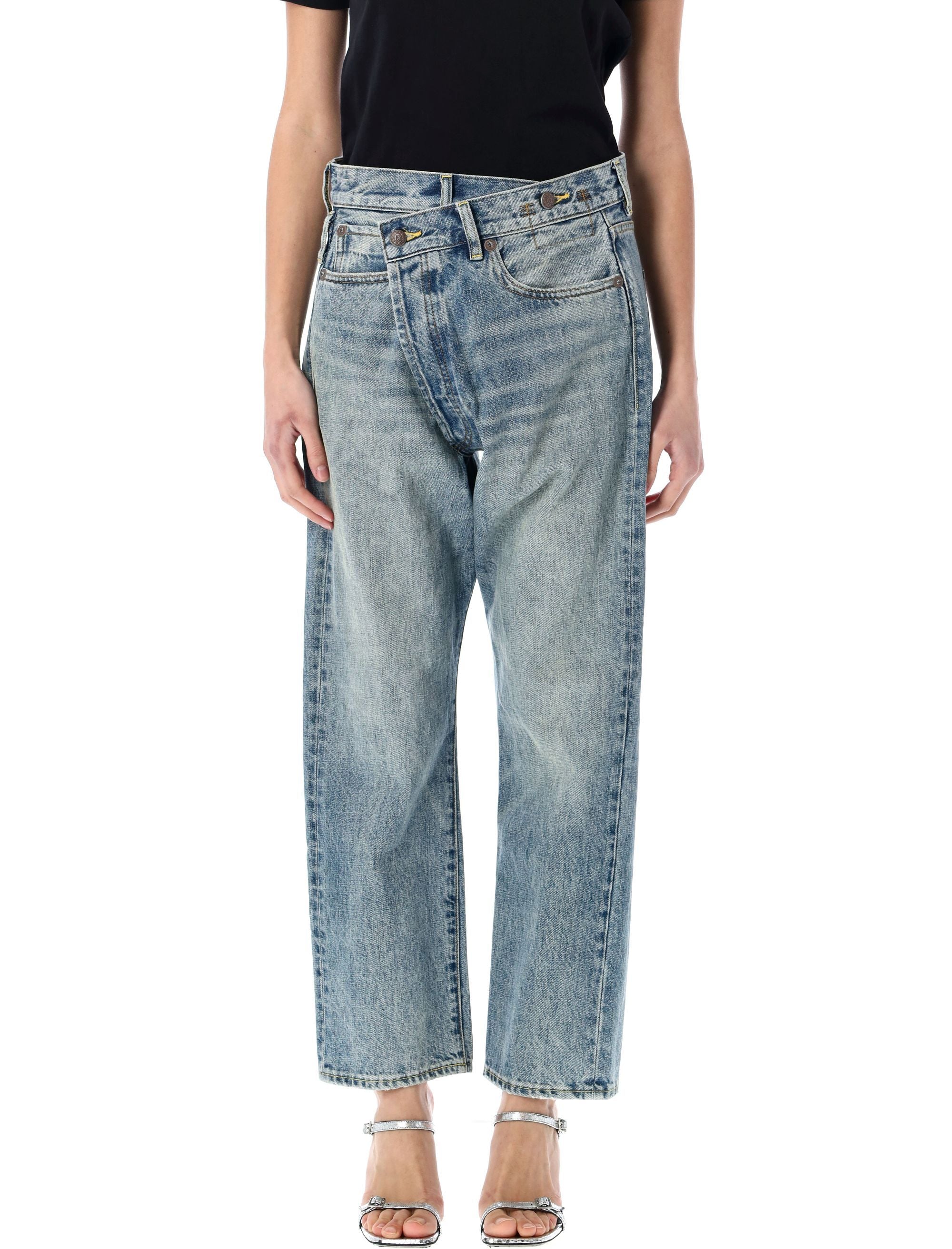 R13 Crossover Straight Leg Jeans - Women Size 26