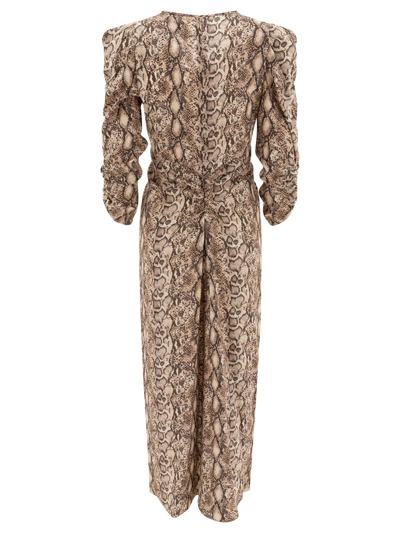 ISABEL MARANT Draped Mini Dress with 3/4 Sleeves