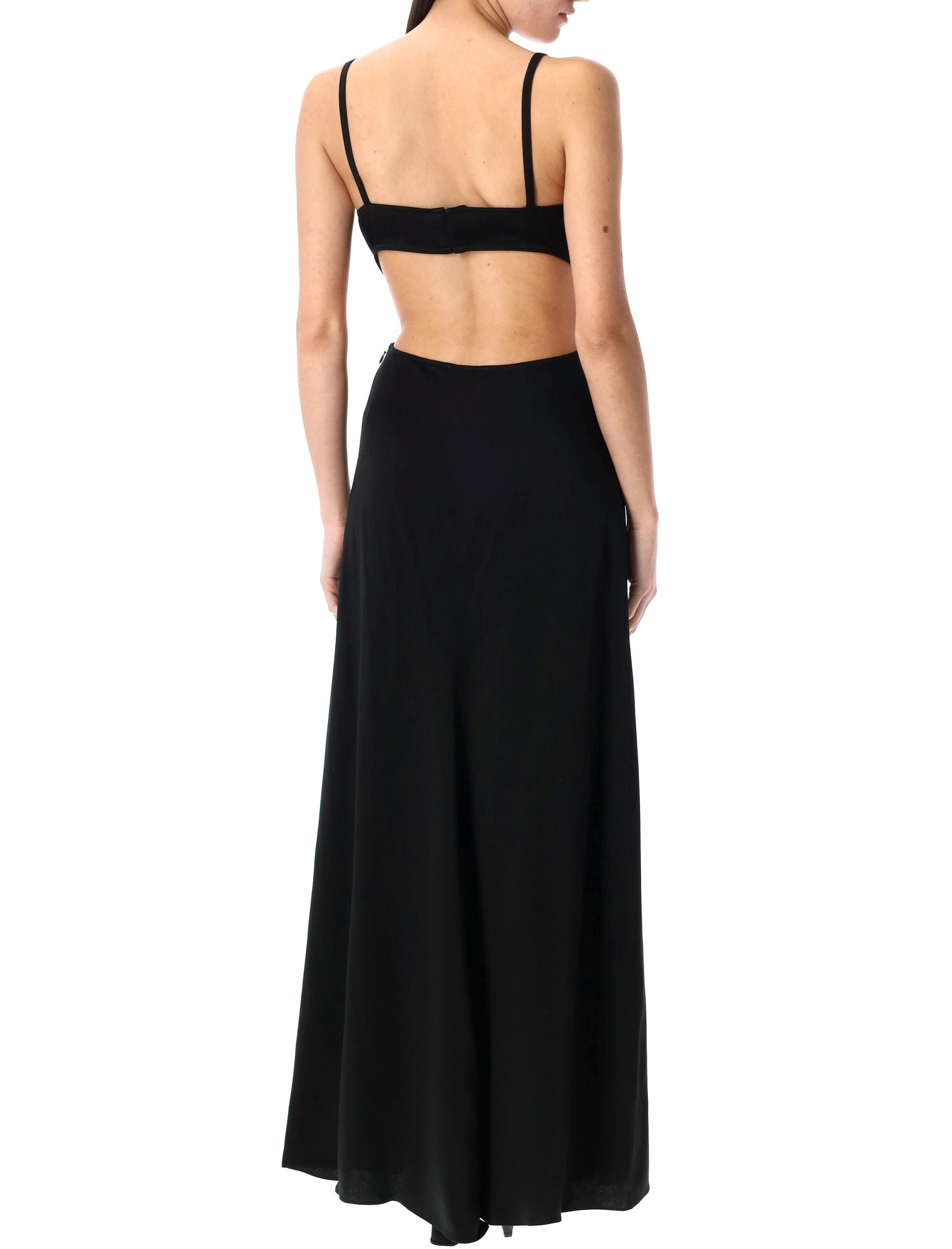 ISABEL MARANT Long Dress with Elegant Openwork and Straps - Size 36