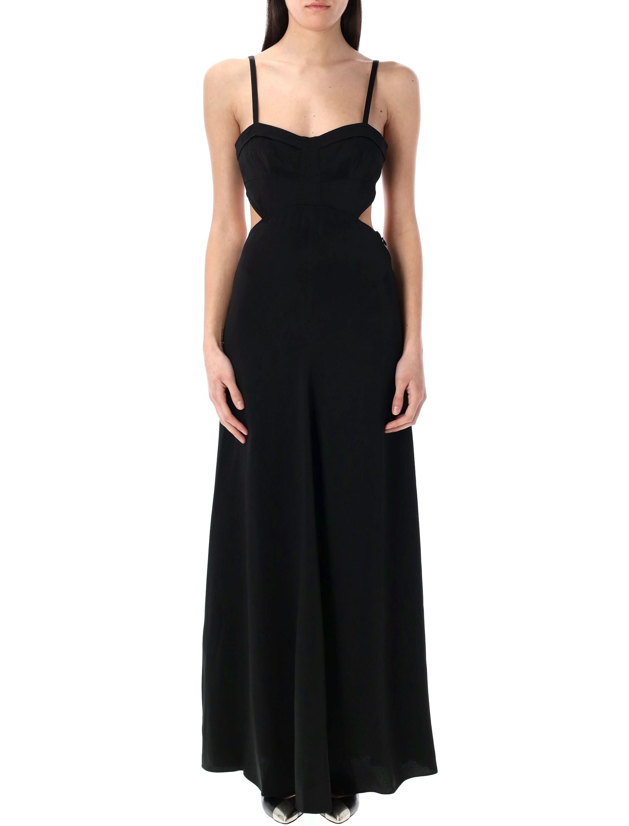 ISABEL MARANT Long Dress with Elegant Openwork and Straps - Size 36