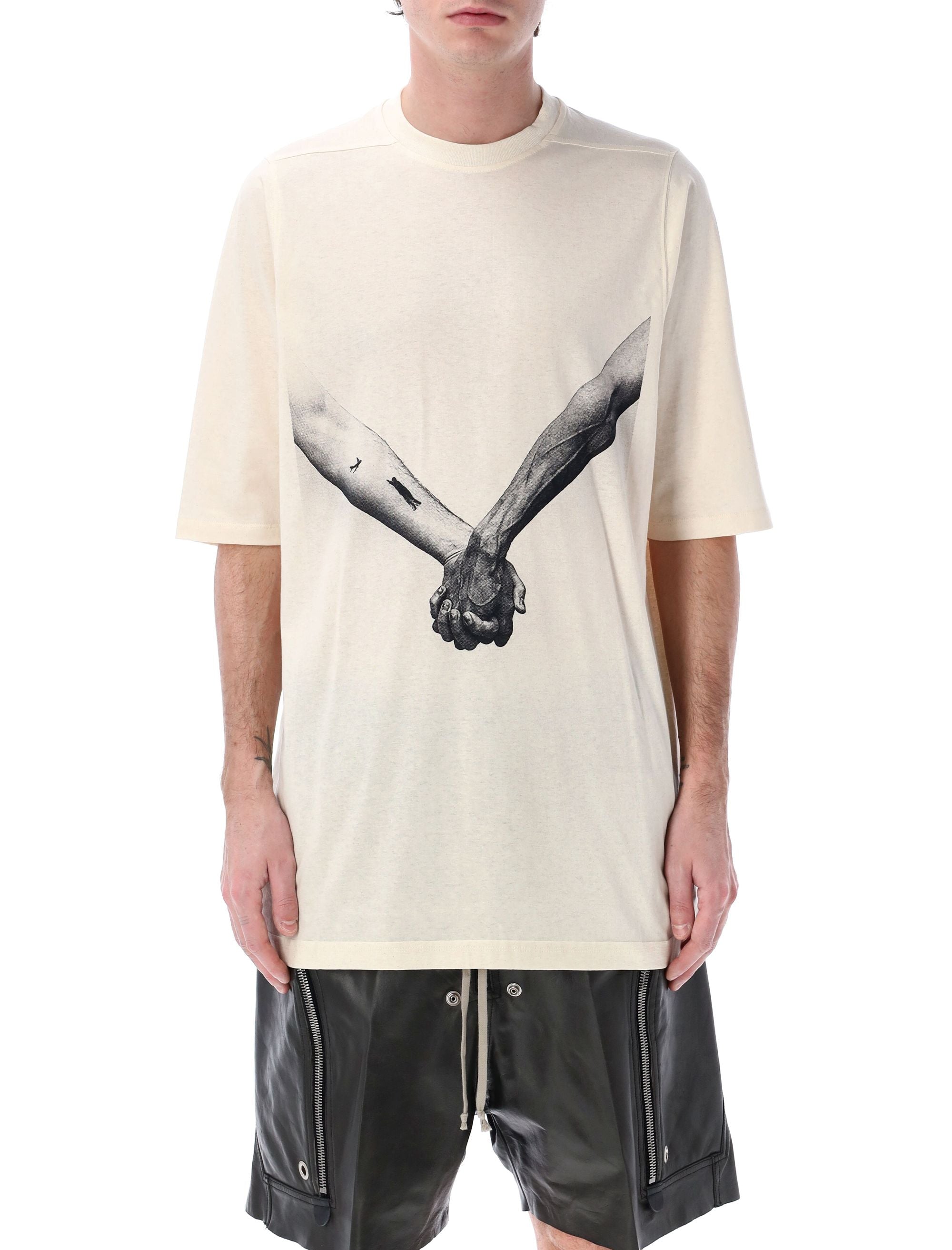 RICK OWENS Jumbo Short Sleeve T-Shirt - Oversized Fit