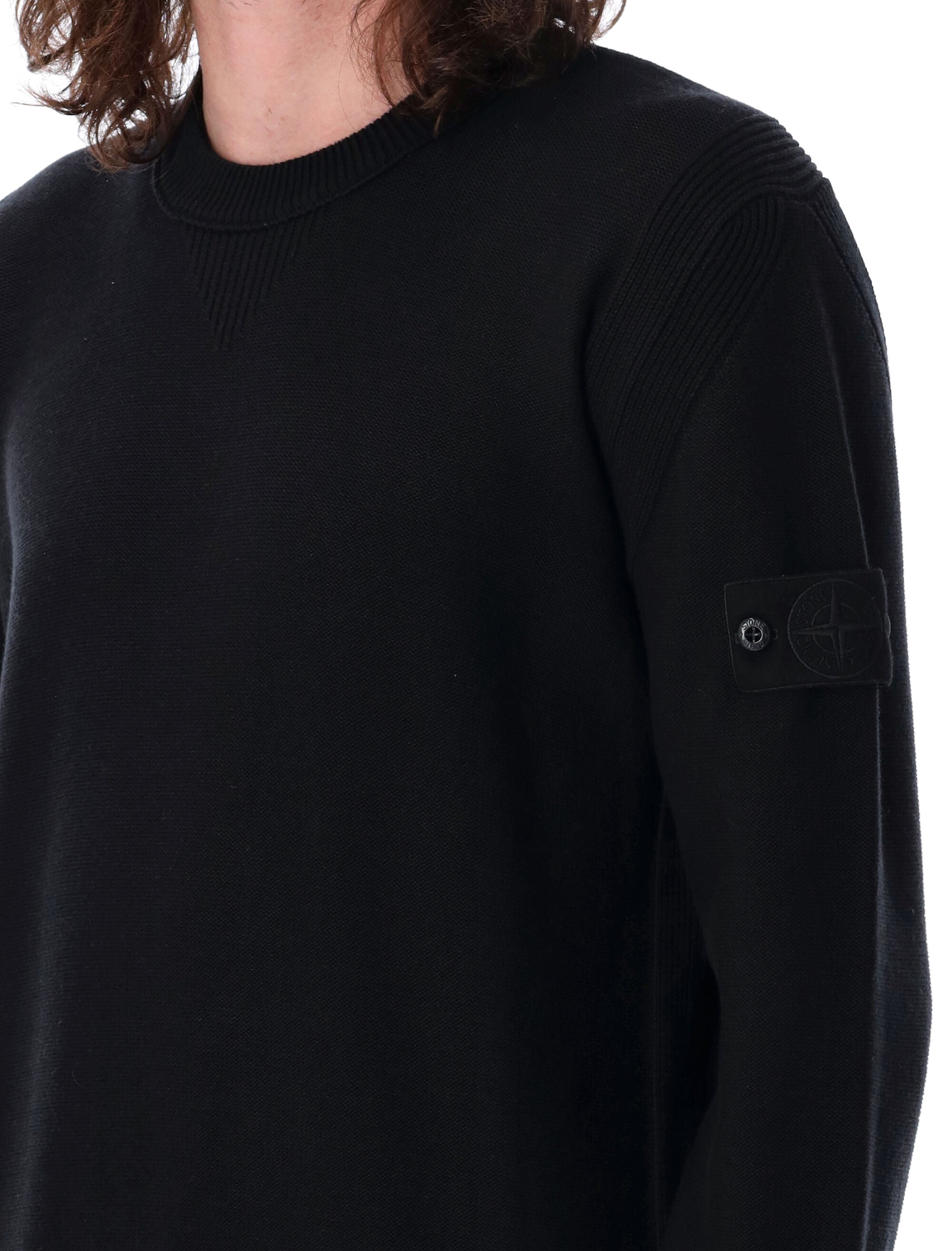 STONE ISLAND Loose Fit Crewneck Sweater - Size L