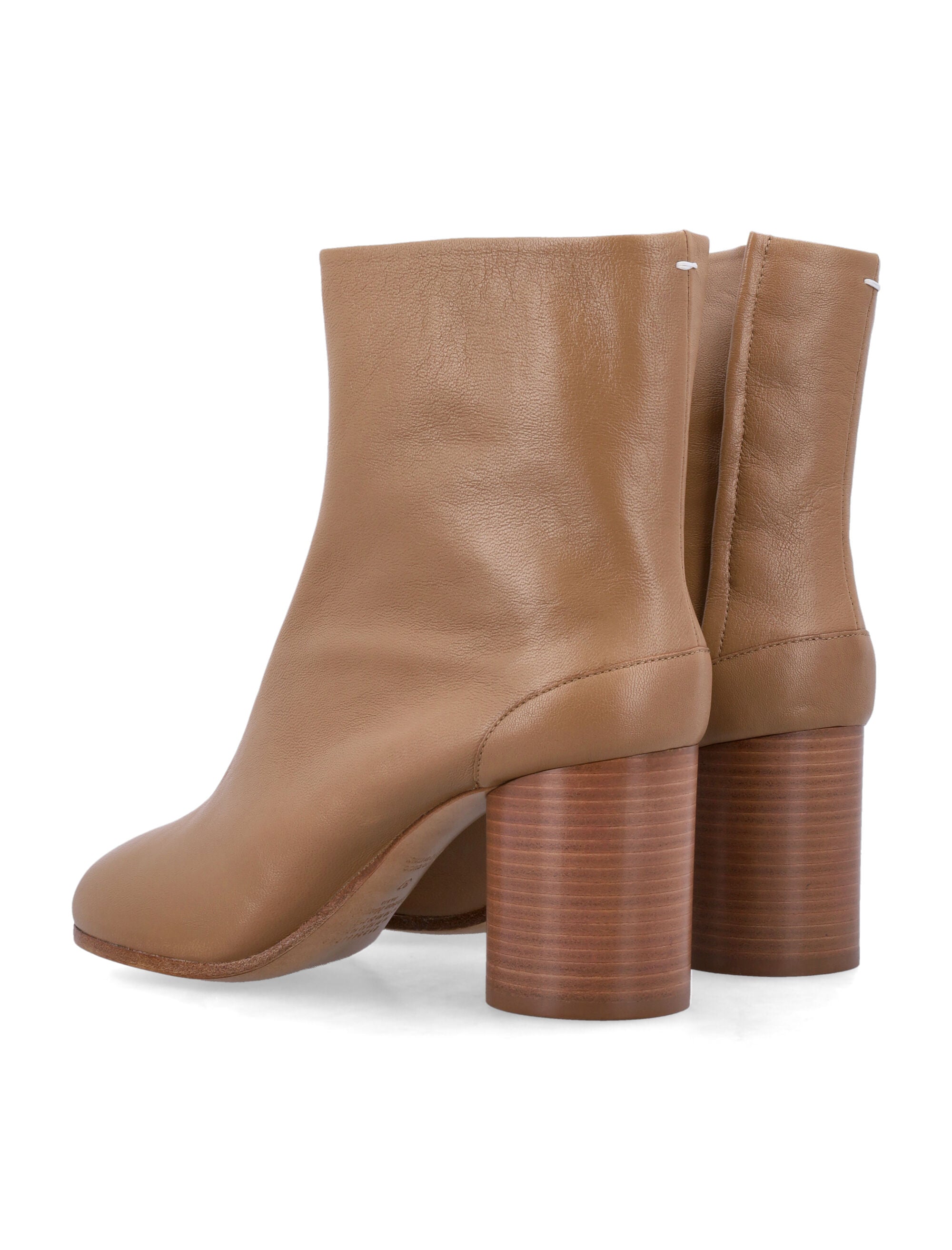 MAISON MARGIELA Tabi Ankle Boots with Cylindrical Heel - 8 cm