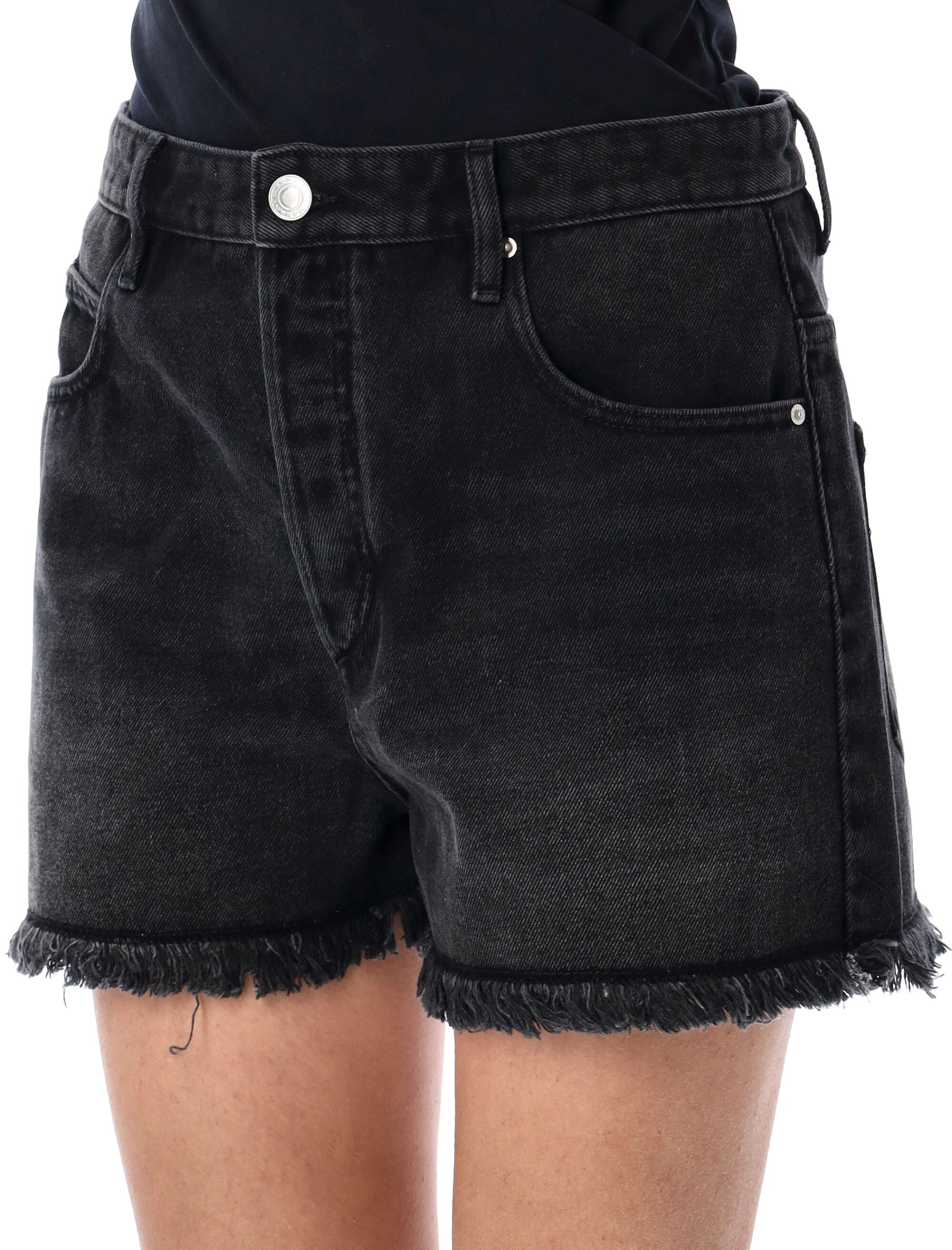 ISABEL MARANT ETOILE Women's Mini Denim Shorts