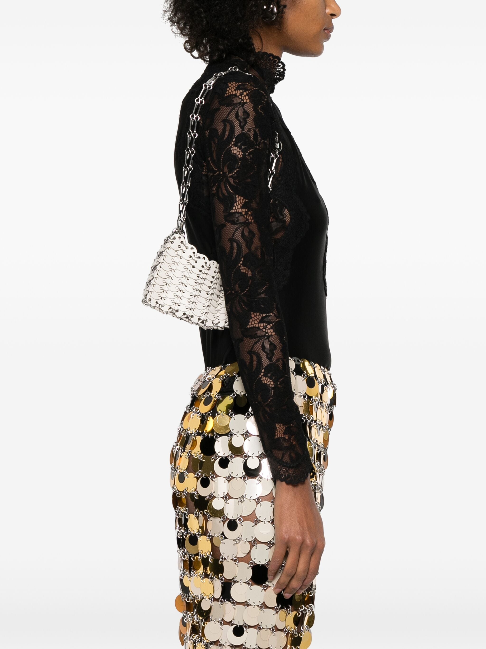 PACO RABANNE Metallic Mini Handbag