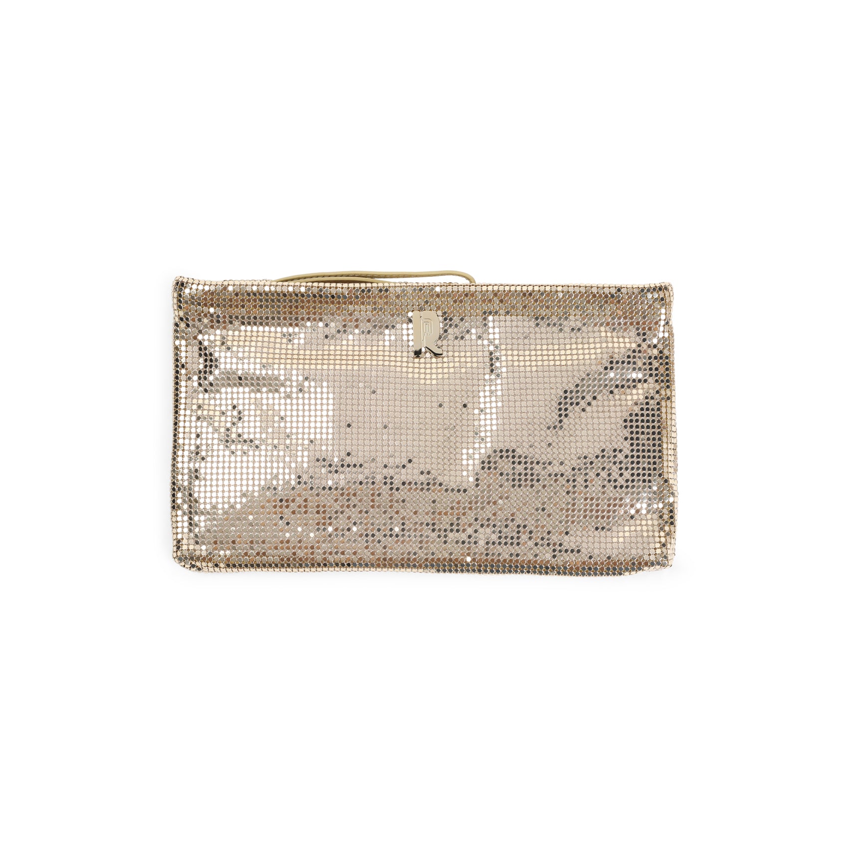 PACO RABANNE Mini Brass Pouch Handbag - SS25 Collection
