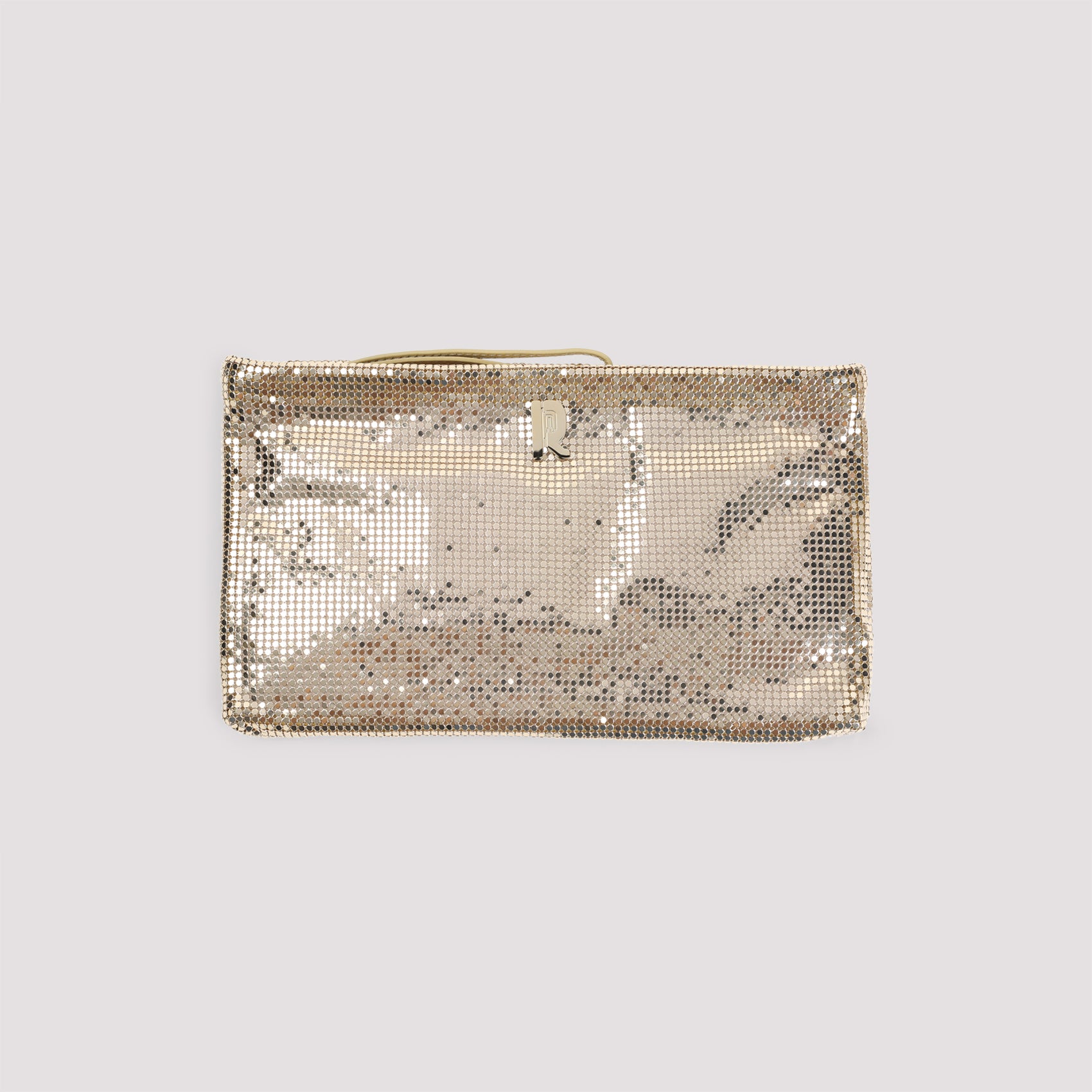 PACO RABANNE Mini Brass Pouch Handbag - SS25 Collection