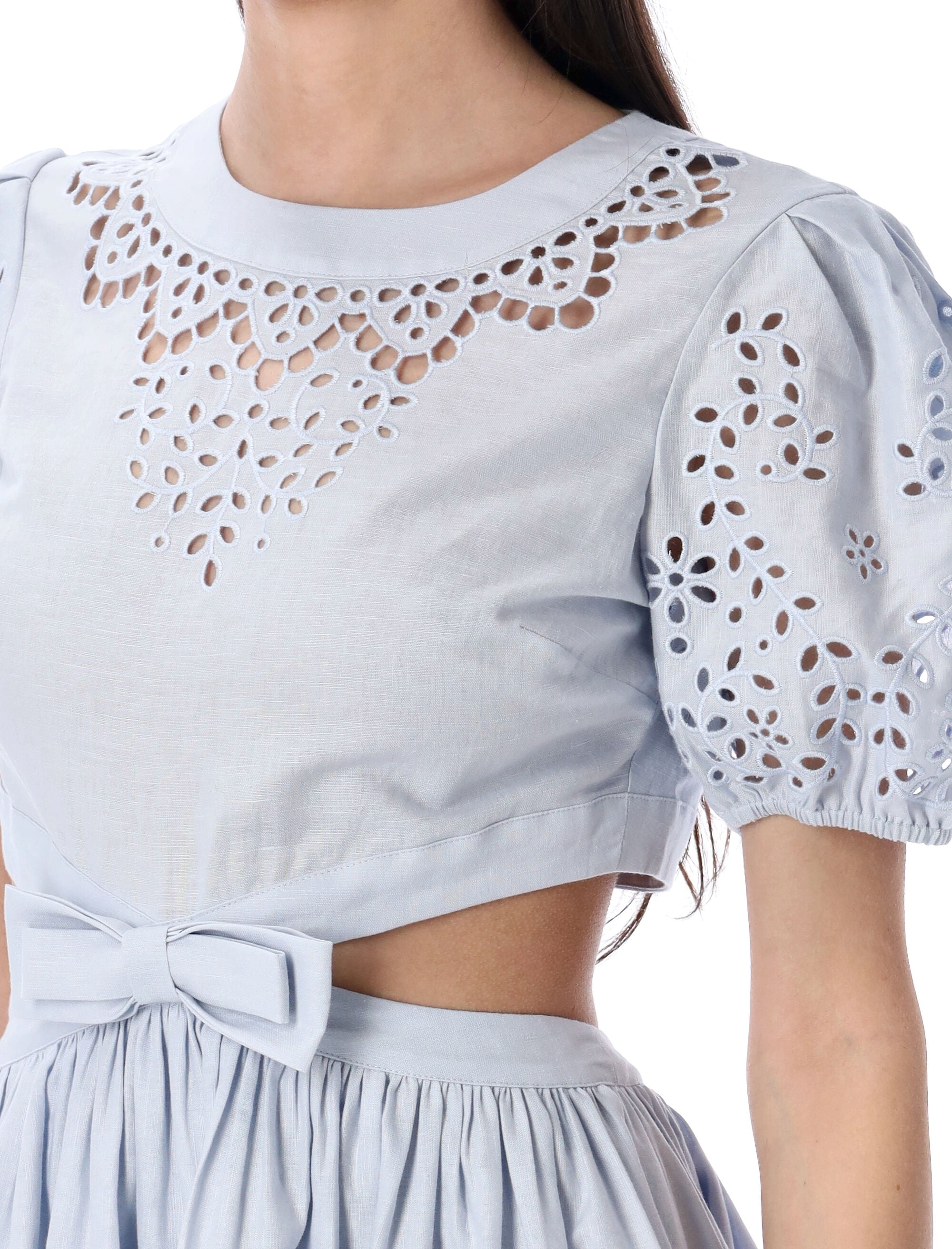 SELF-PORTRAIT Chic Cotton Mini Dress for Women