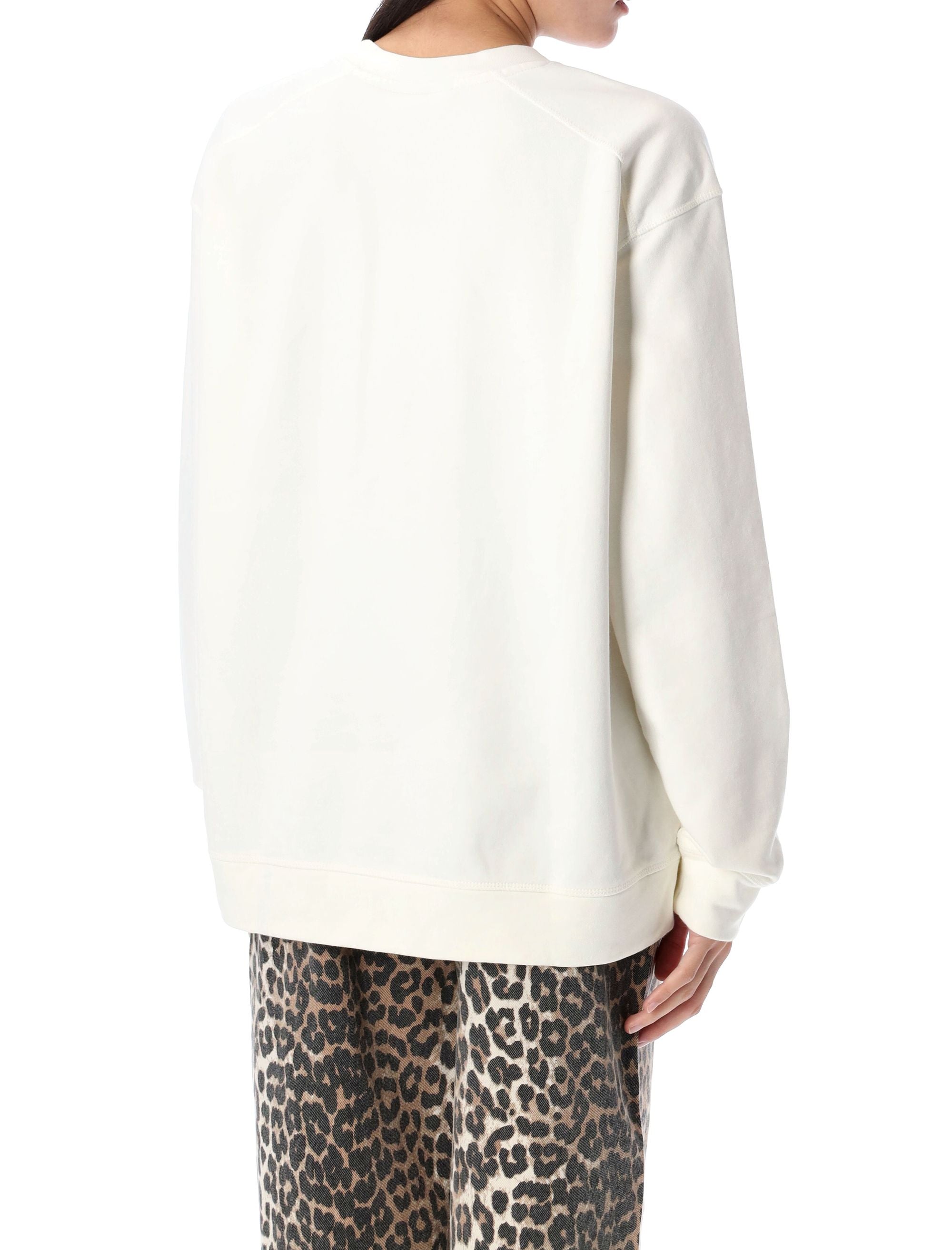 GANNI Cats Sweatshirt - Loose Fit for Women (S/M)