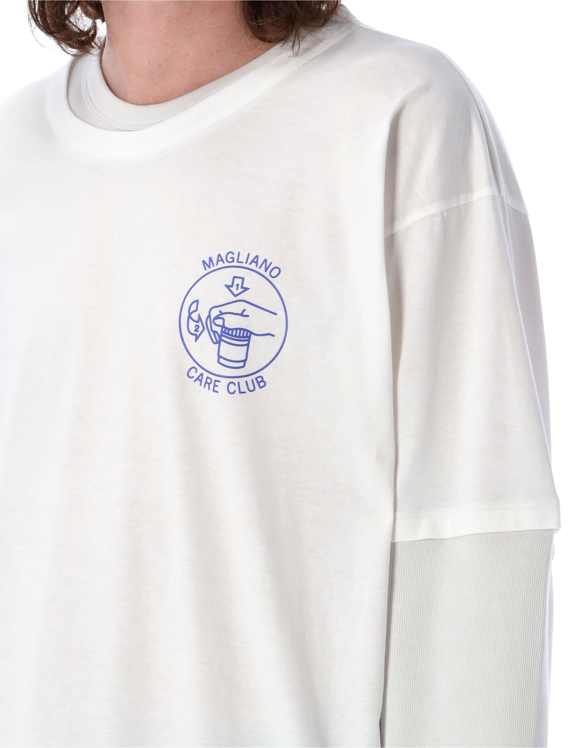 MAGLIANO Men's Oversized Double Tee Shirt