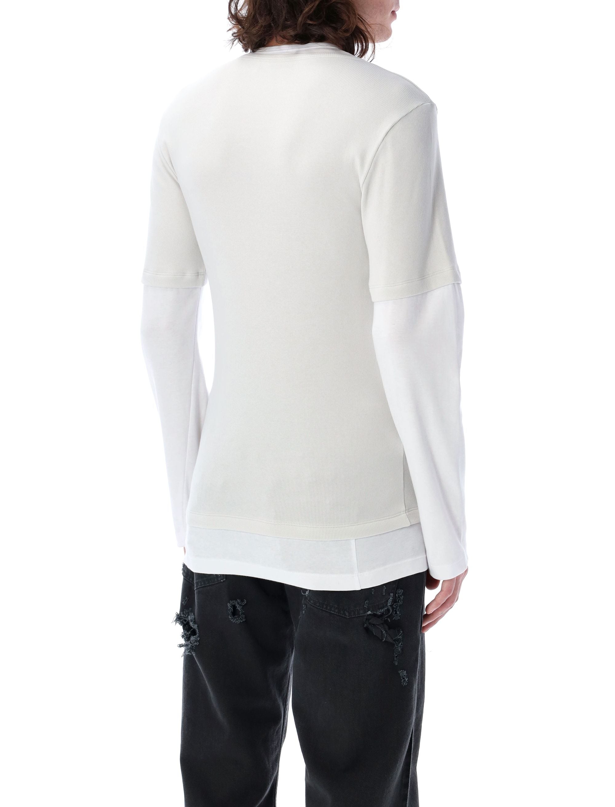MAGLIANO Men's Long Sleeve Double T-Shirt - Slim Fit