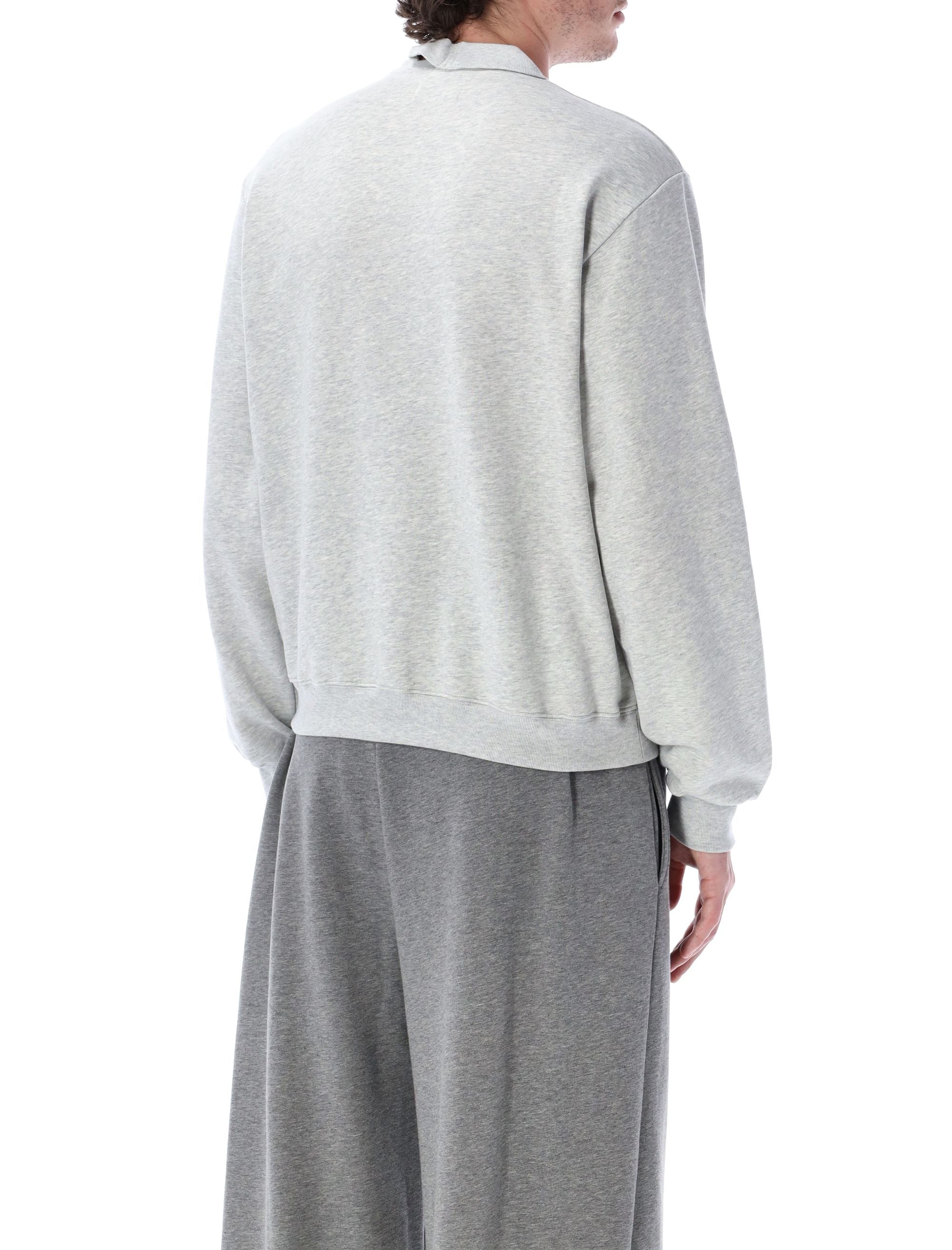 MAGLIANO Deconstructed Neckline Oversized Gym Sweatshirt - Size L