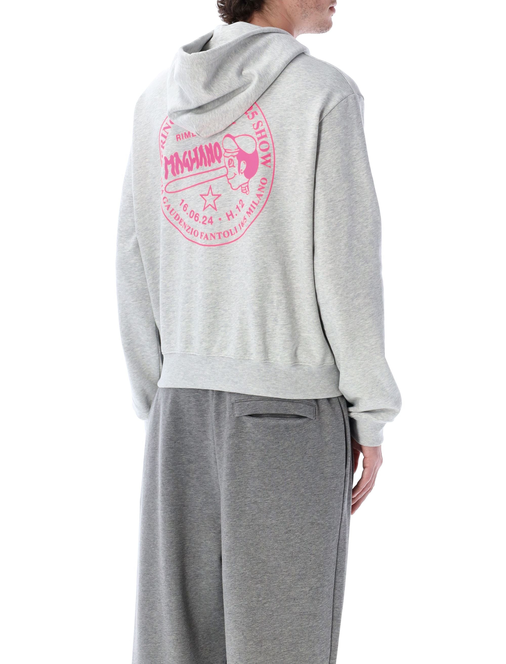 MAGLIANO Oversized Hoodie with Print - Size L