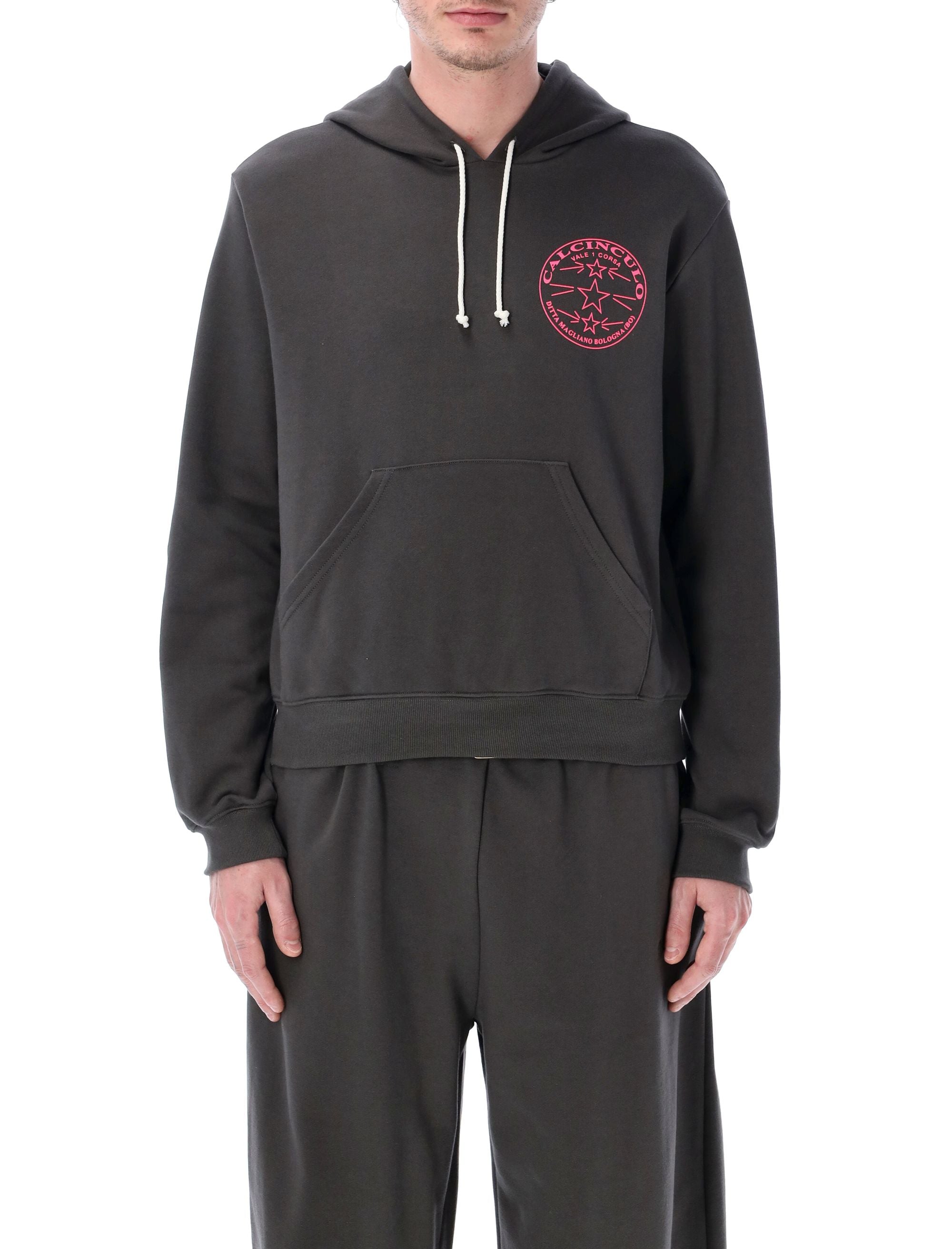 MAGLIANO Oversized Hoodie with Eye-catching Print - Size L