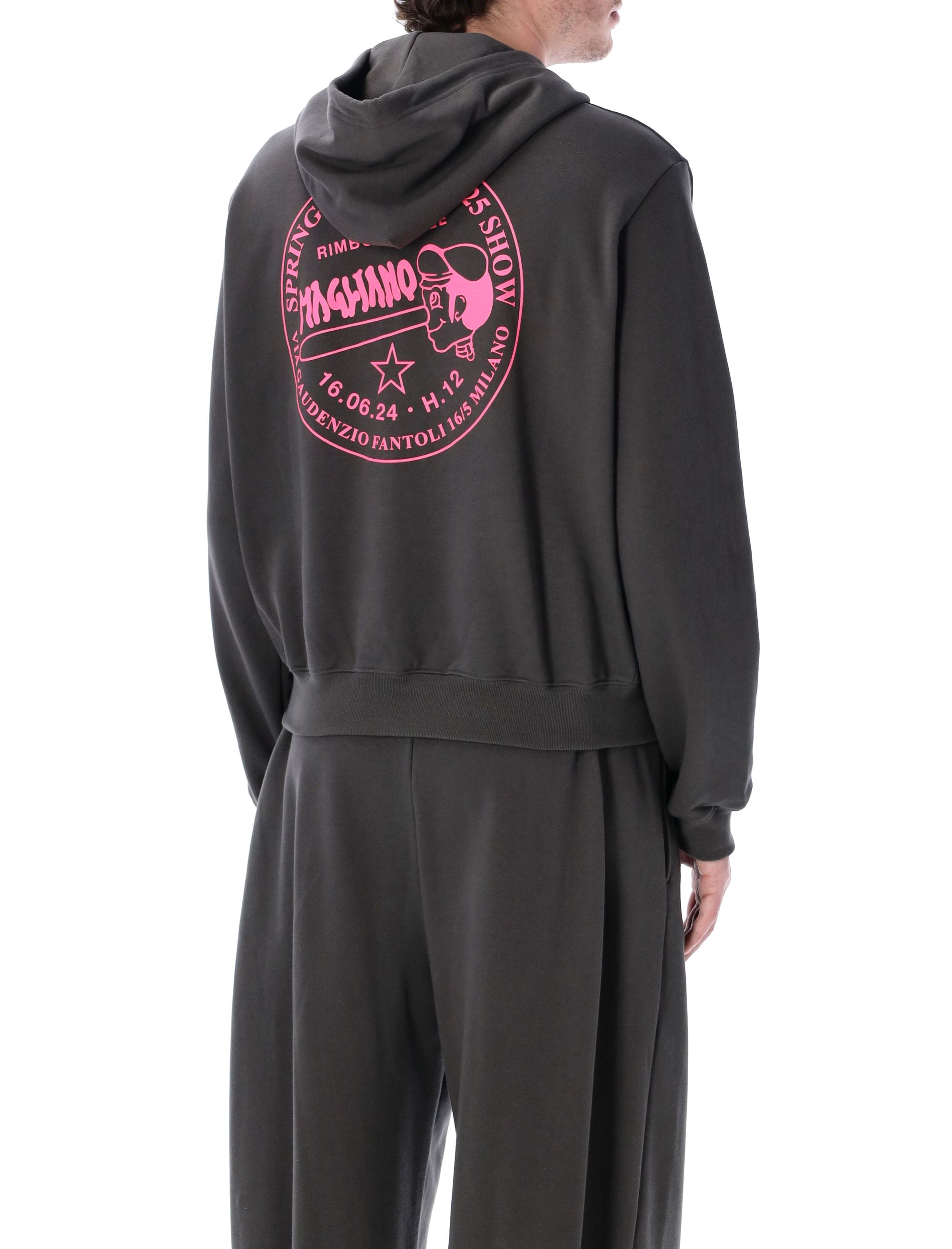 MAGLIANO Oversized Hoodie with Eye-catching Print - Size L