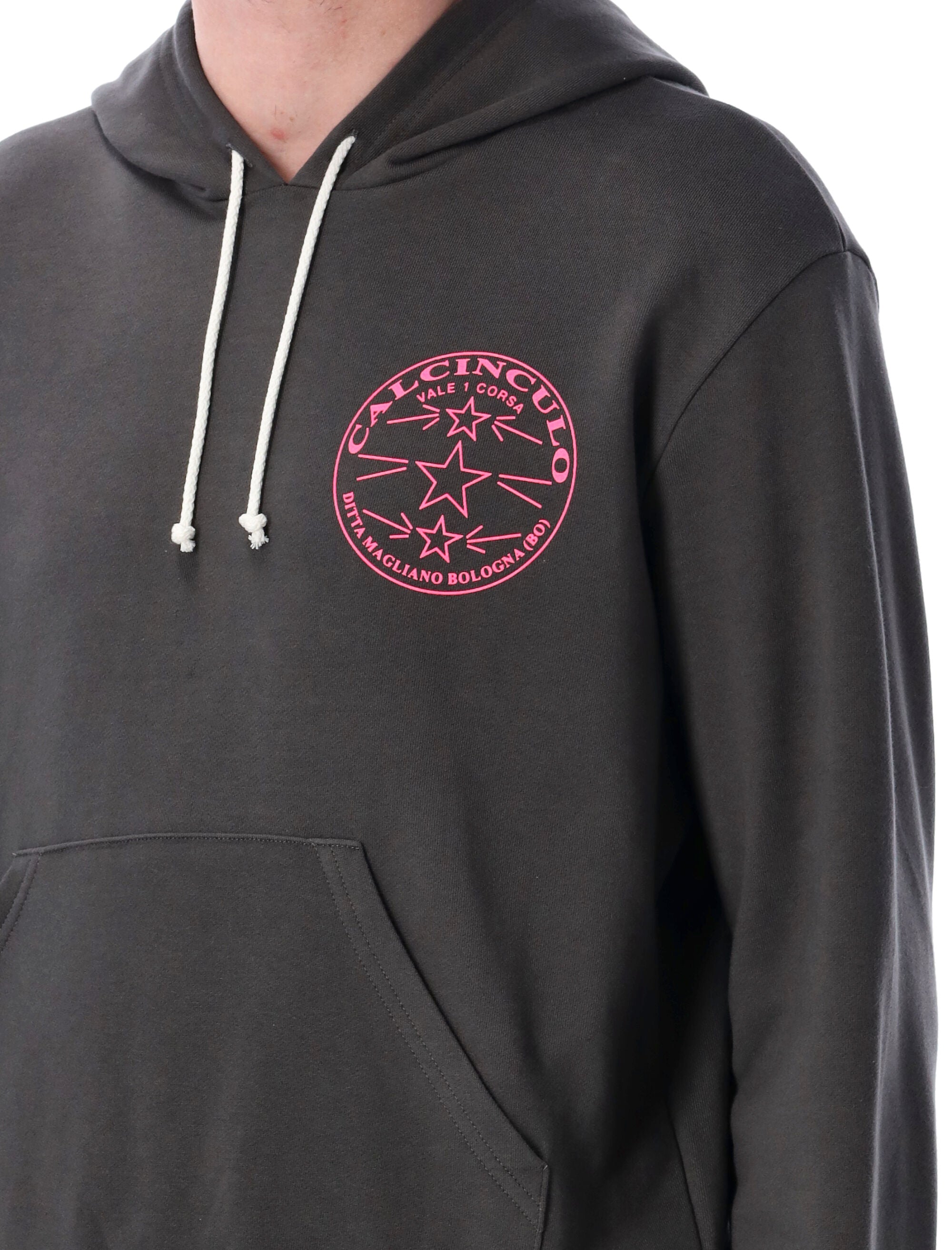 MAGLIANO Oversized Hoodie with Eye-catching Print - Size L