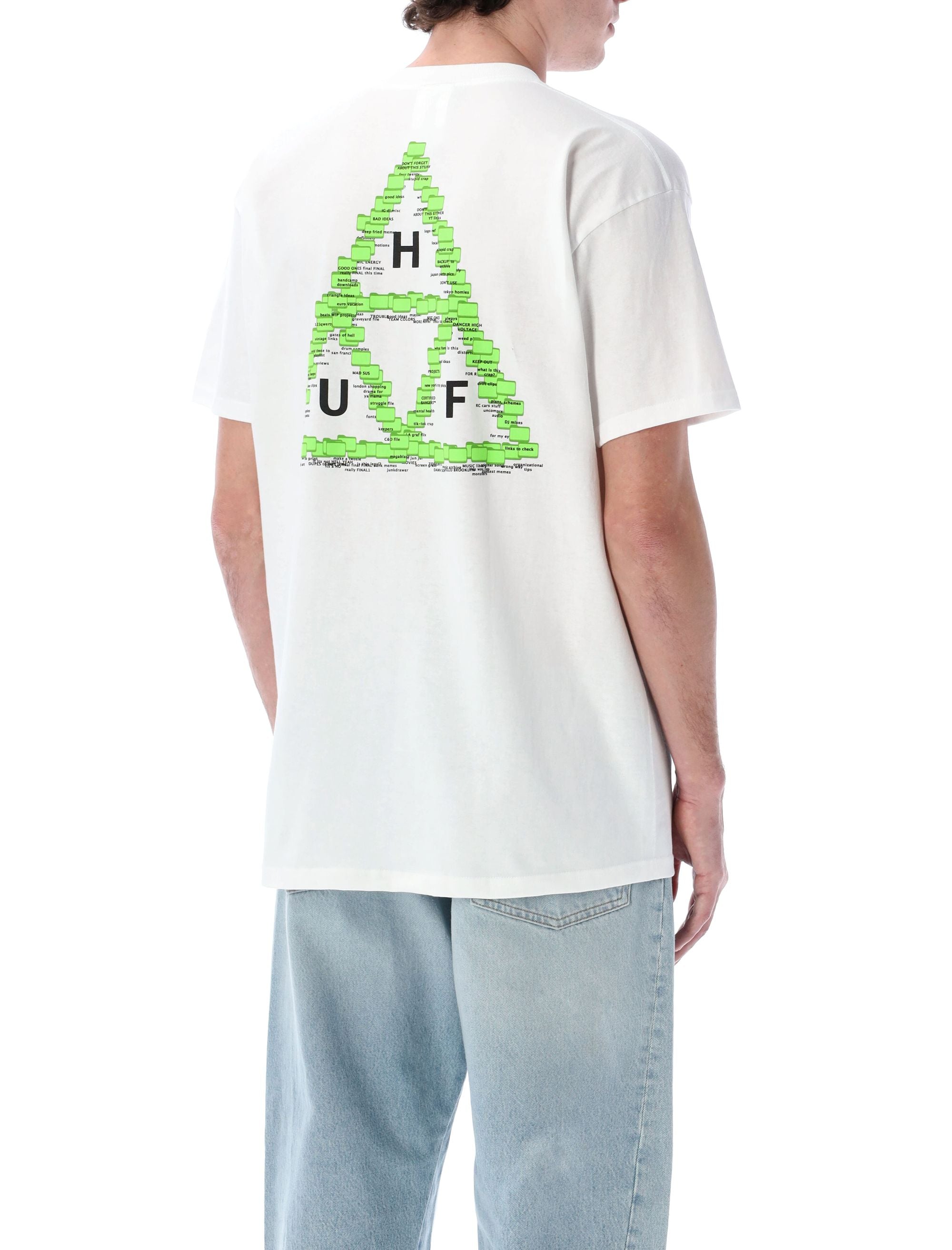 HUF Desktop T-Shirt - Relaxed Fit for Men Size L