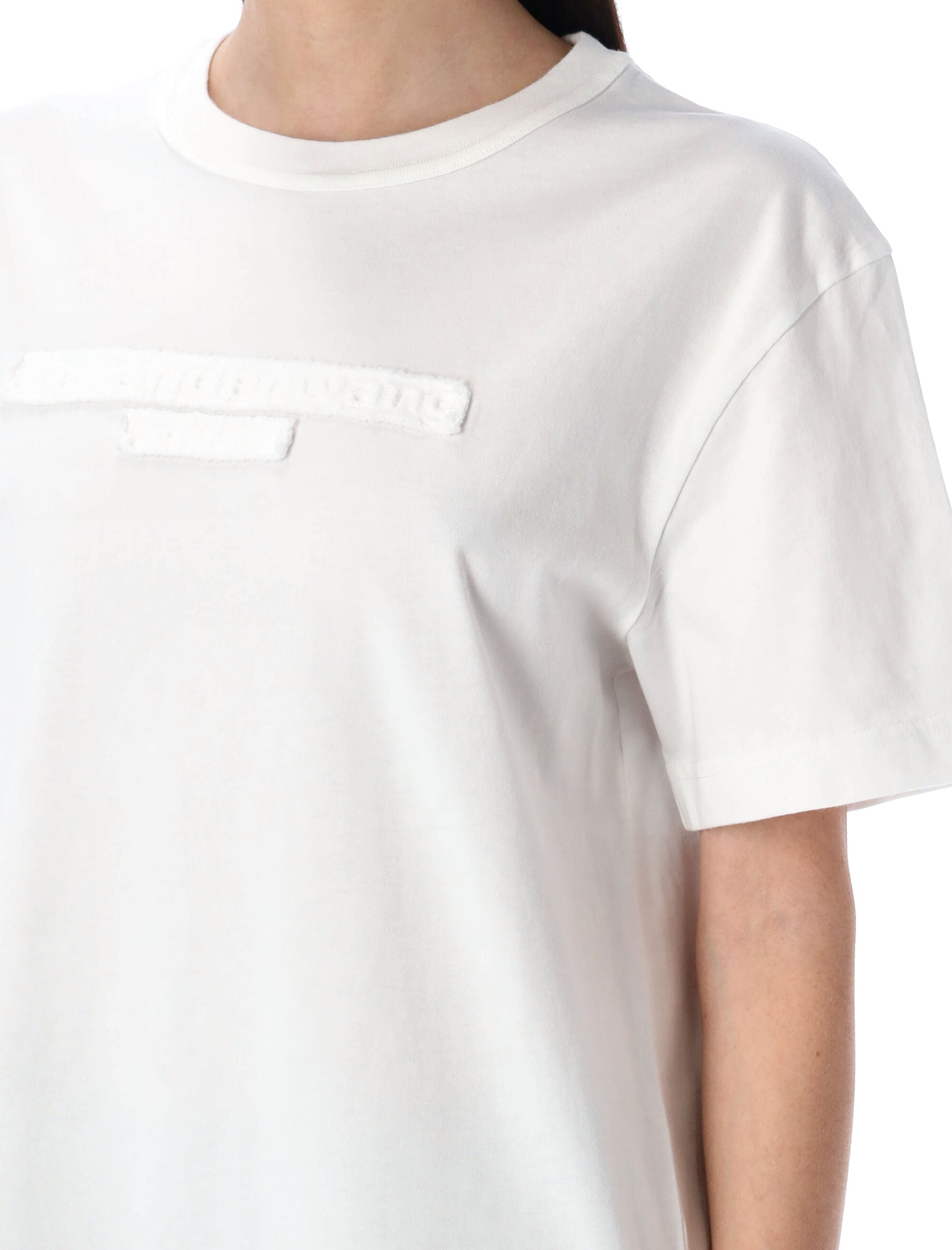 ALEXANDER WANG Distressed Logo T-Shirt - Short Sleeve