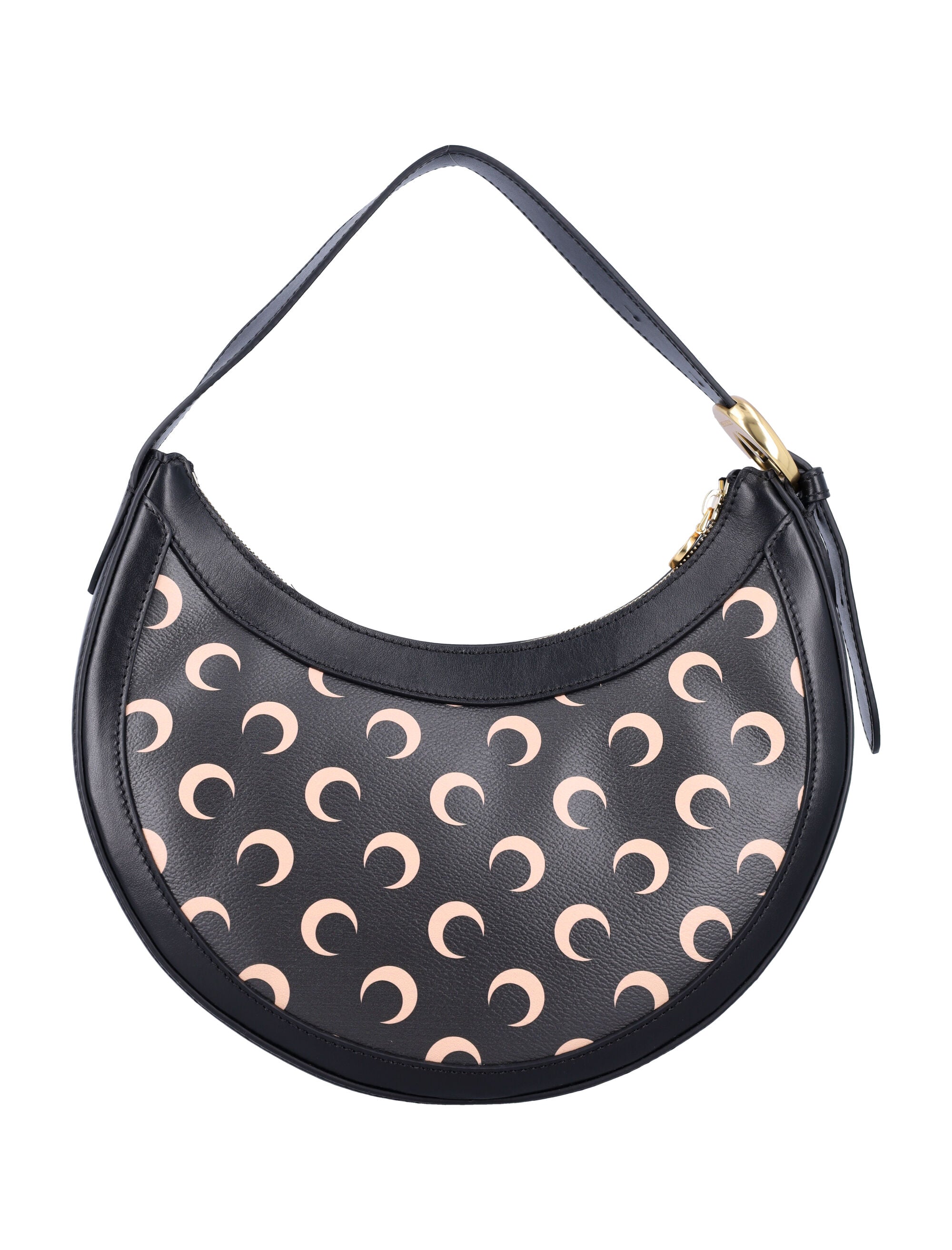 MARINE SERRE Moon Canvas Eclips Mini Shoulder Handbag