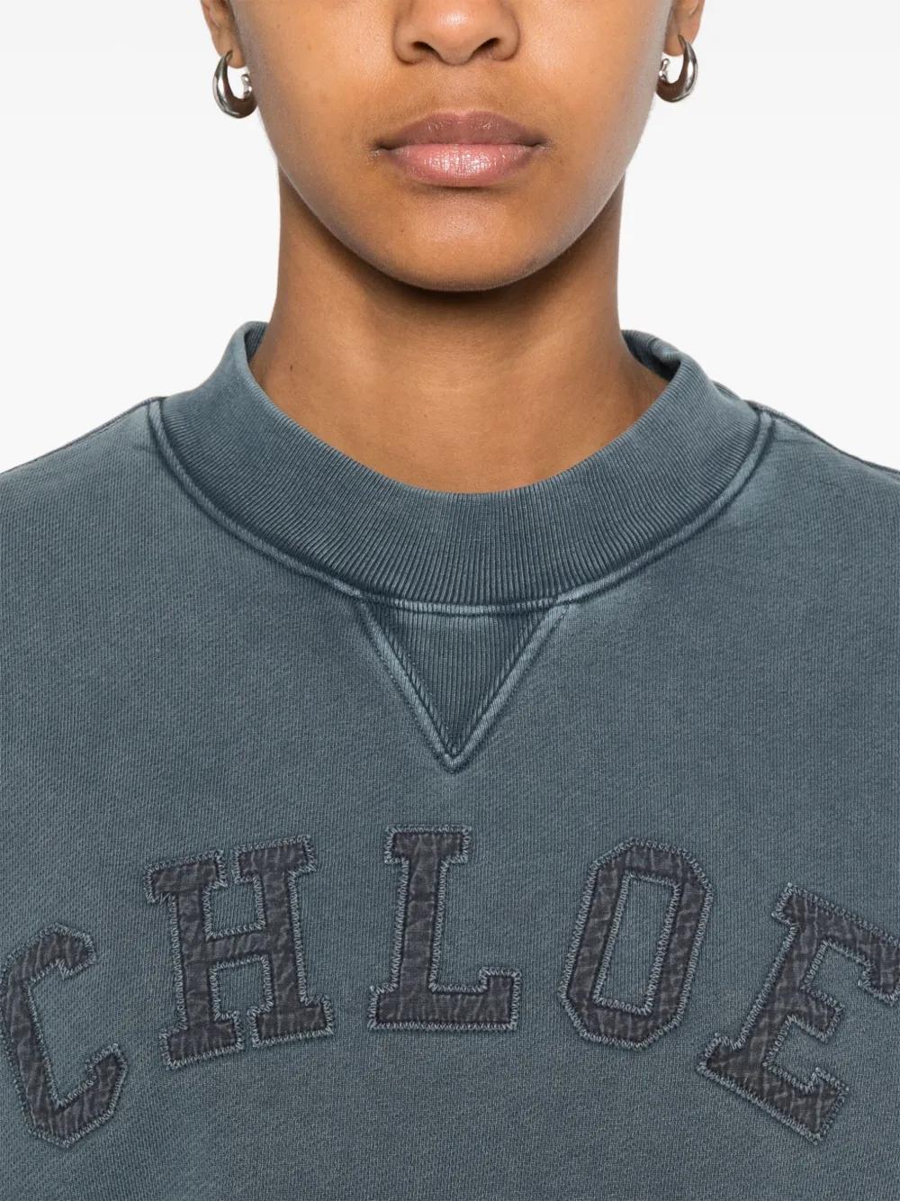 CHLOÉ Logo Sweatshirt - Size S