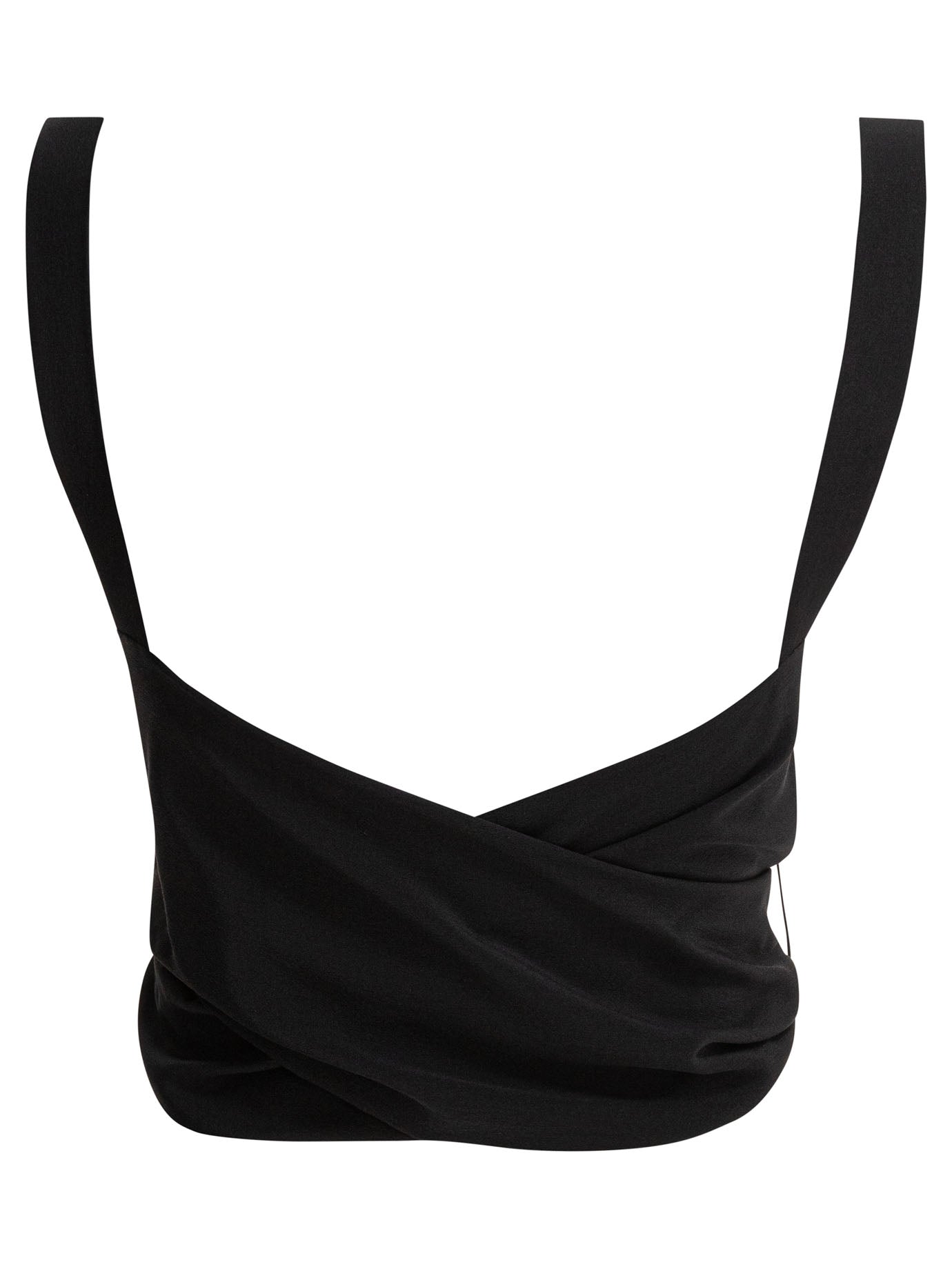 CHLOÉ Cropped Camisole with Knotted Ribbons