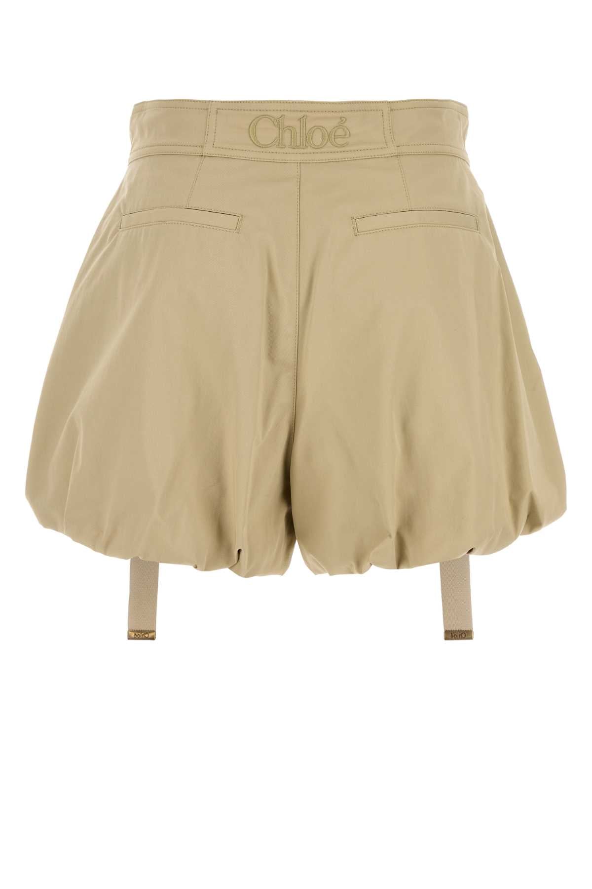 CHLOÉ Women's Cotton Mini Shorts for FW25