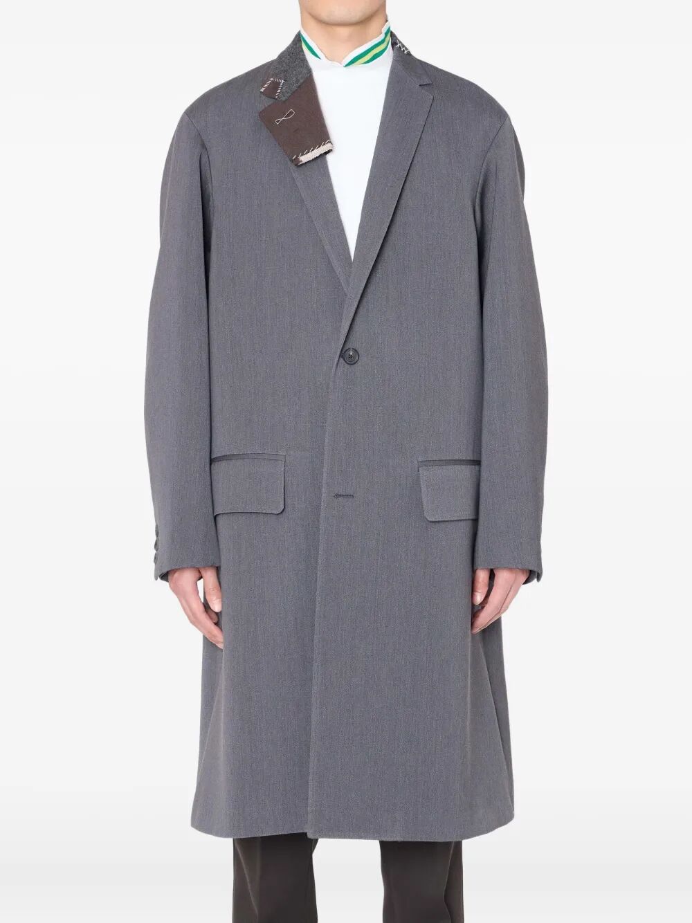 KOLOR Long Classic Wool Jacket for Men