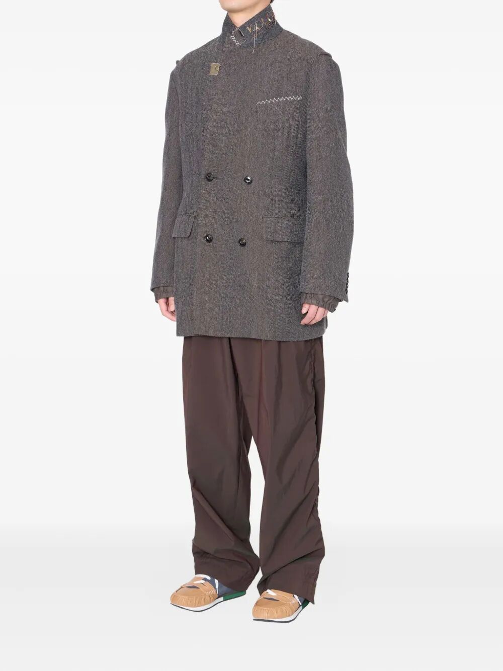 KOLOR Split Double Breasted Jacket