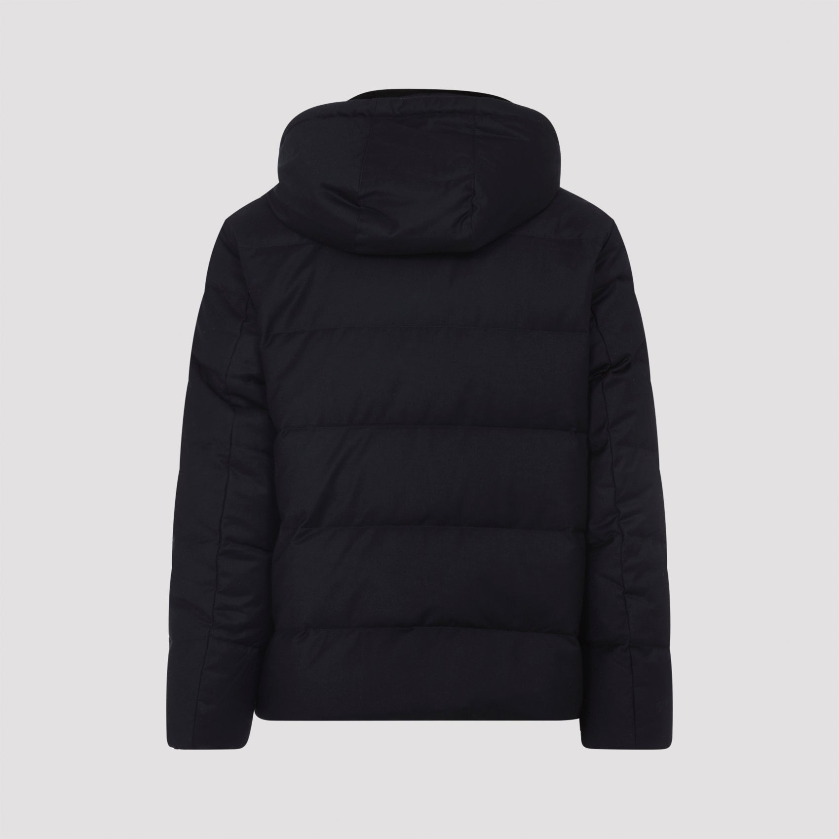 YVES SALOMON Mink Down-Filled Hooded Jacket for Men