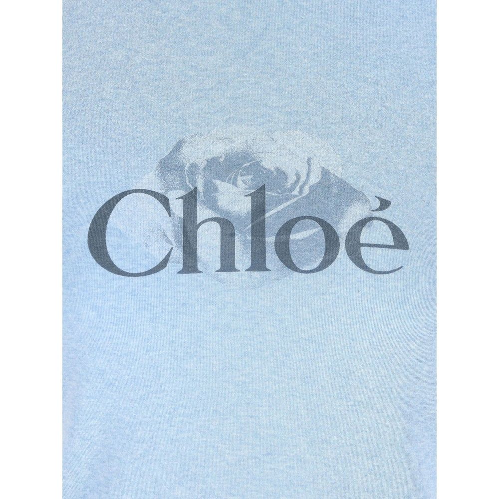 CHLOÉ Cotton Logo T-Shirt for Women - FW25