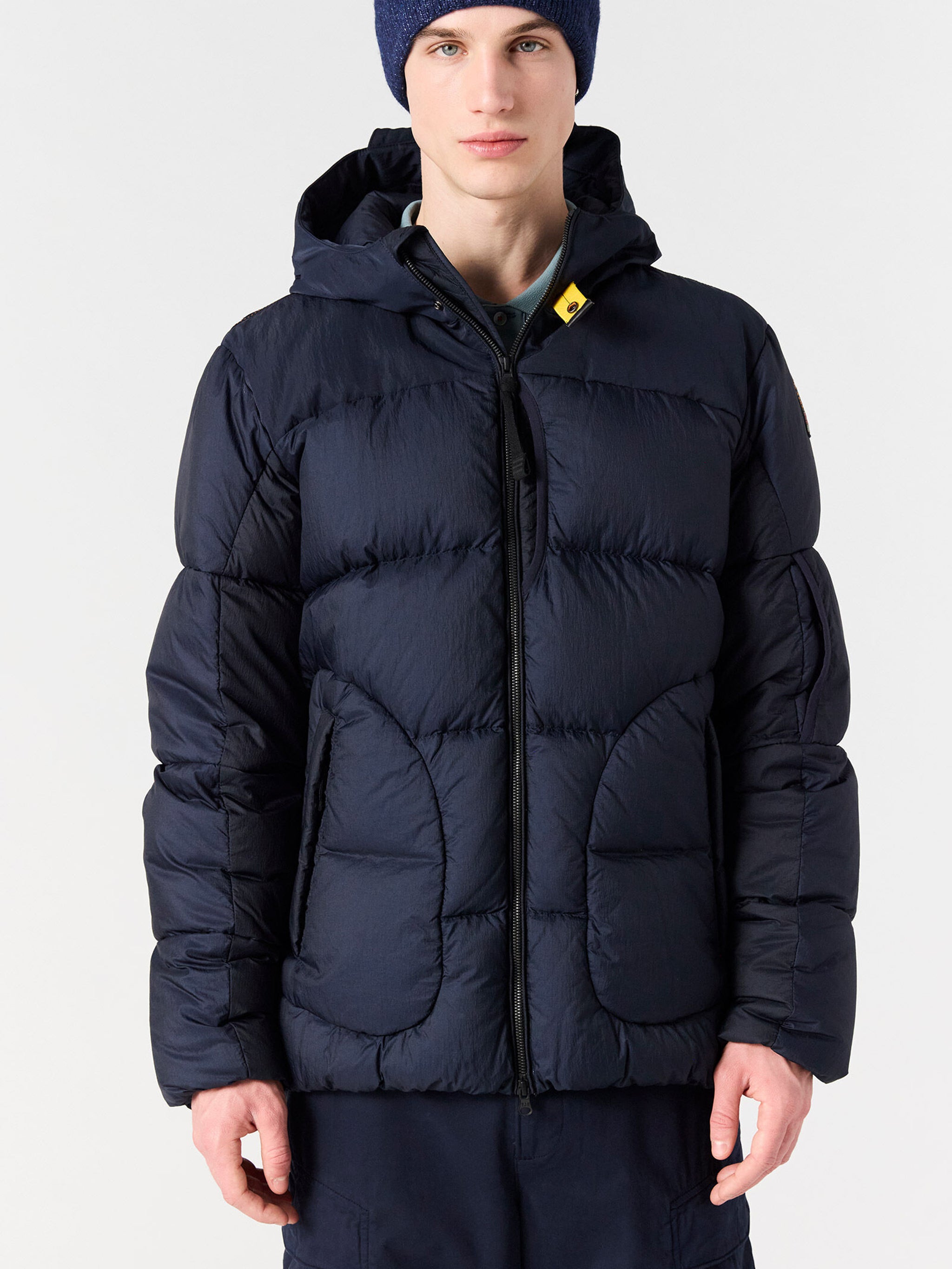 PARAJUMPERS Padded Down Jacket with Hood for Men