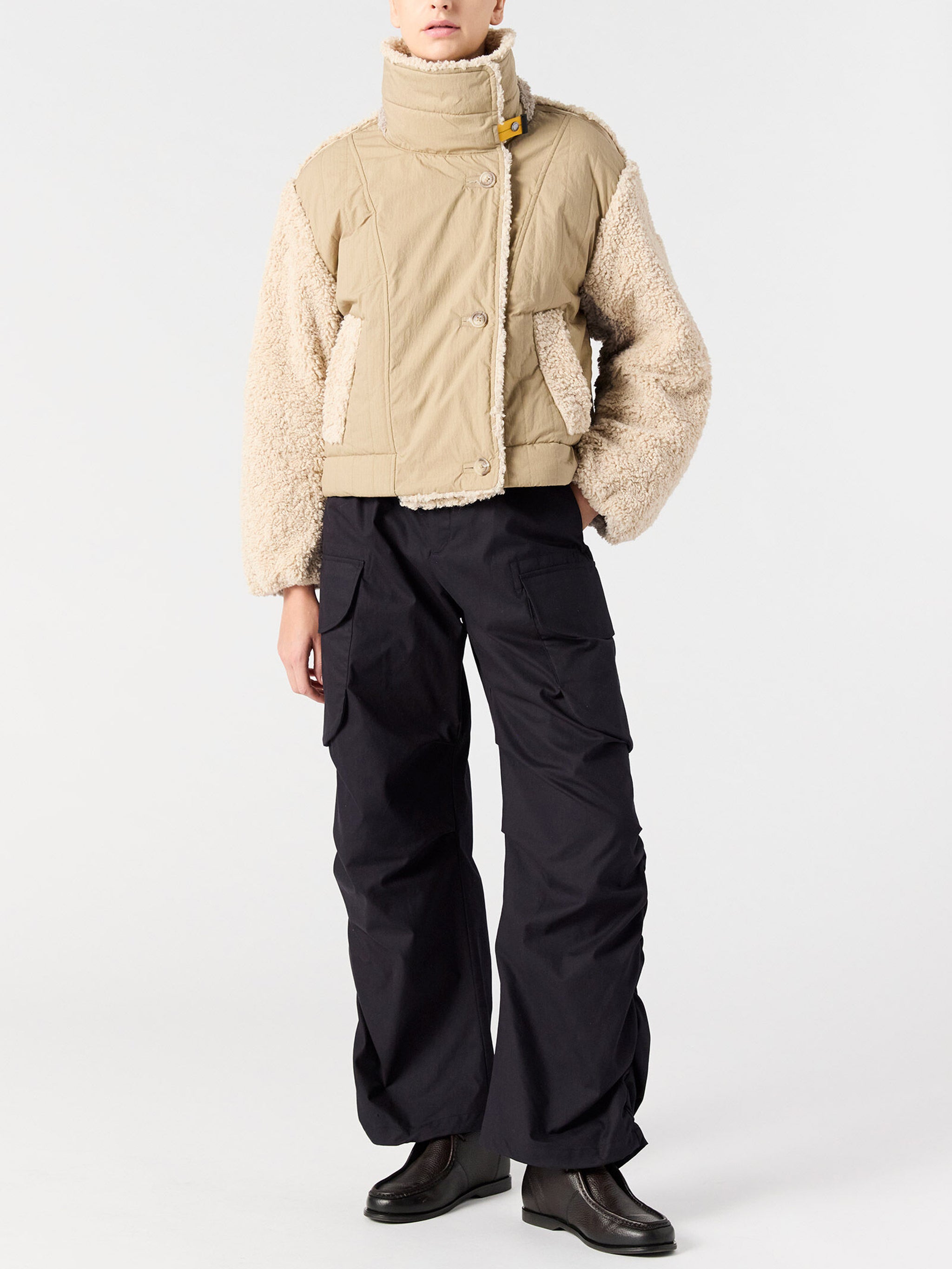 PARAJUMPERS Fleece Bomber Jacket - Size S