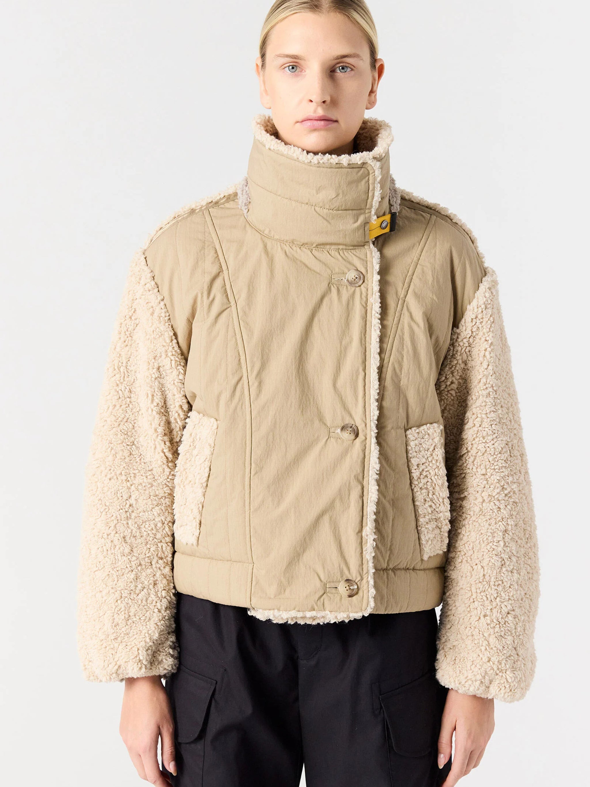 PARAJUMPERS Fleece Bomber Jacket - Size S