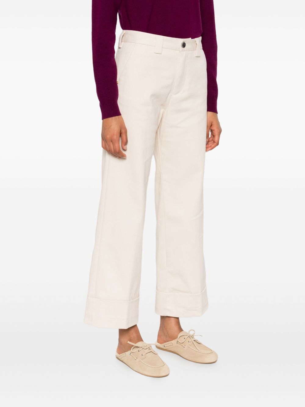 WHITE SAND Women's Flared Trousers