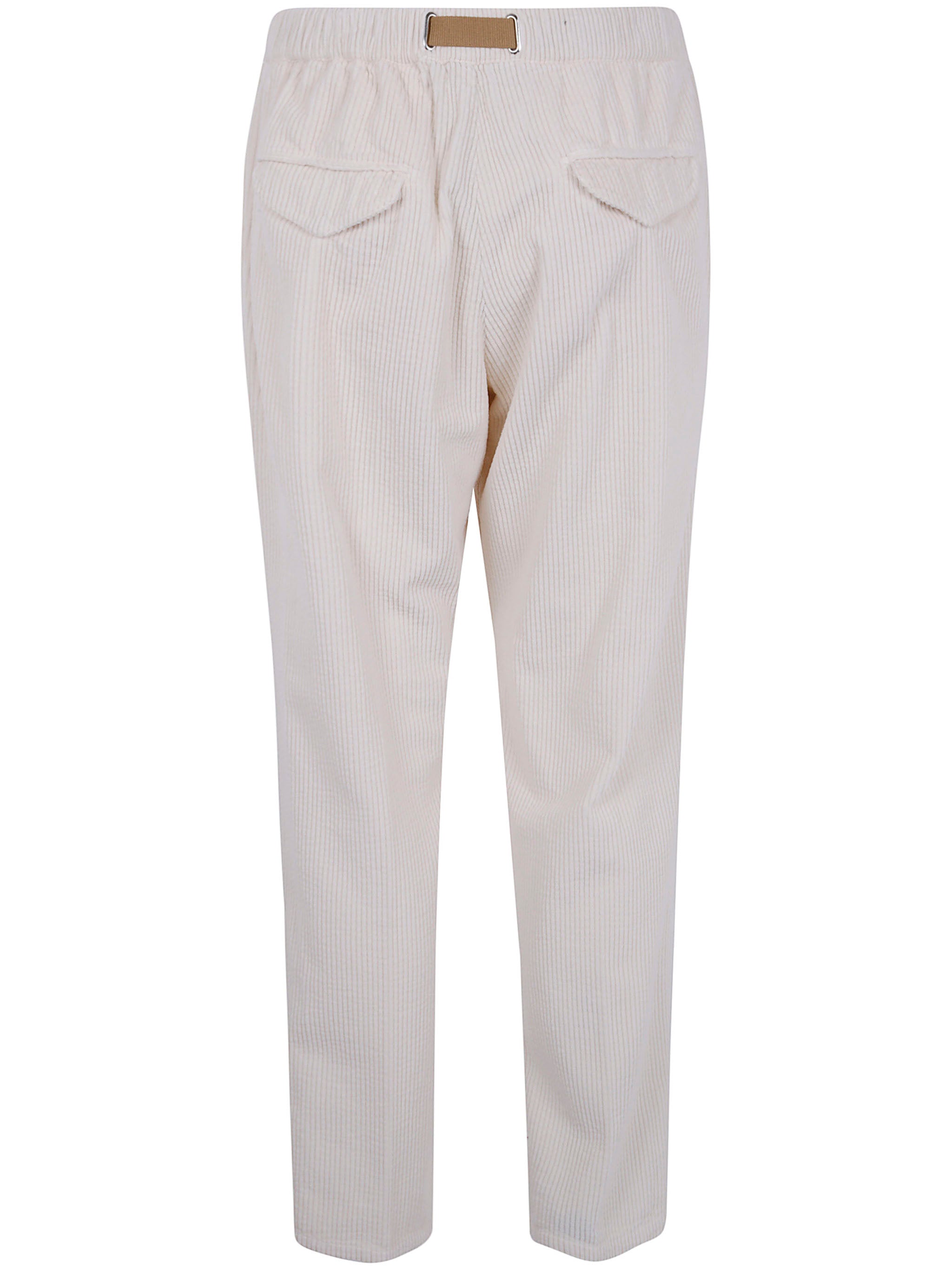 WHITE SAND Long Classic Trousers