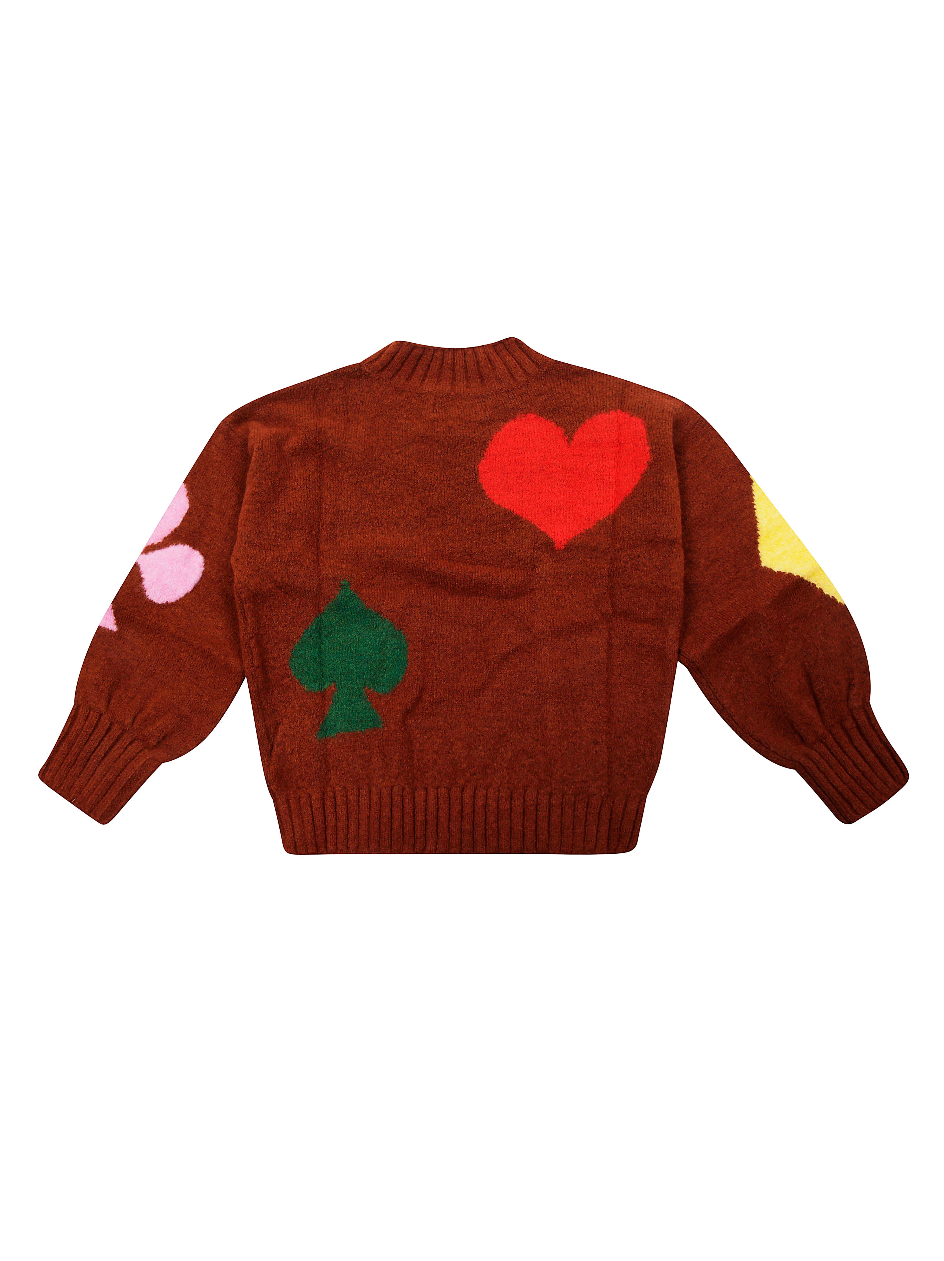BOBO CHOSES Mini Sweater with Playing Card Print