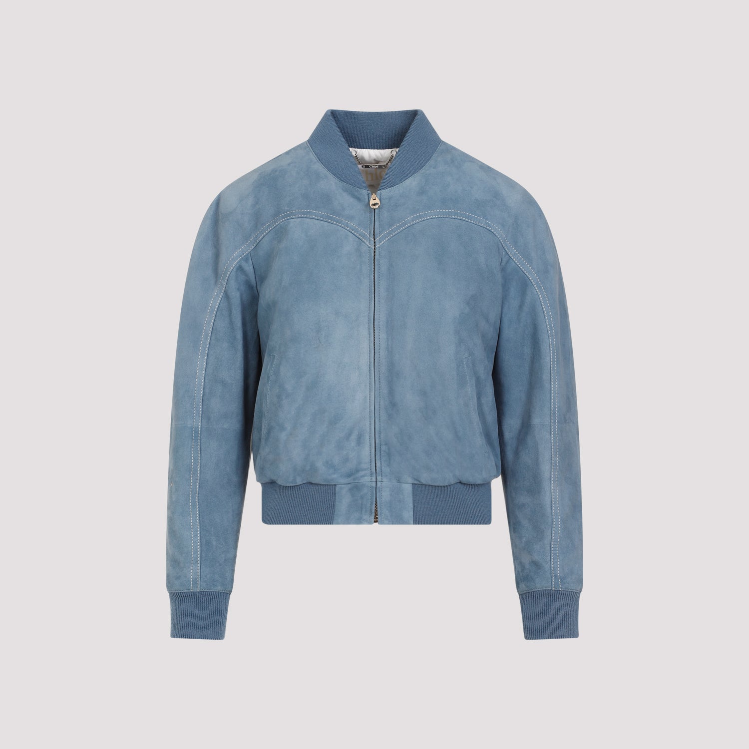CHLOE Men's Bomber Jacket in Luxe Suede
