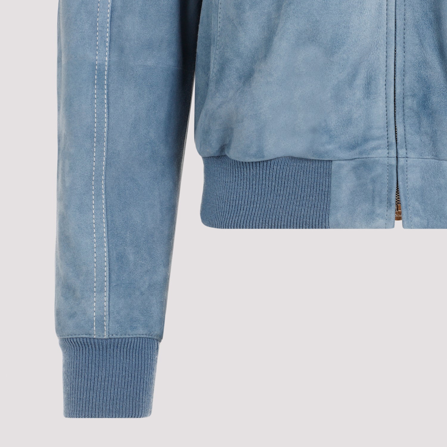 CHLOE Men's Bomber Jacket in Luxe Suede